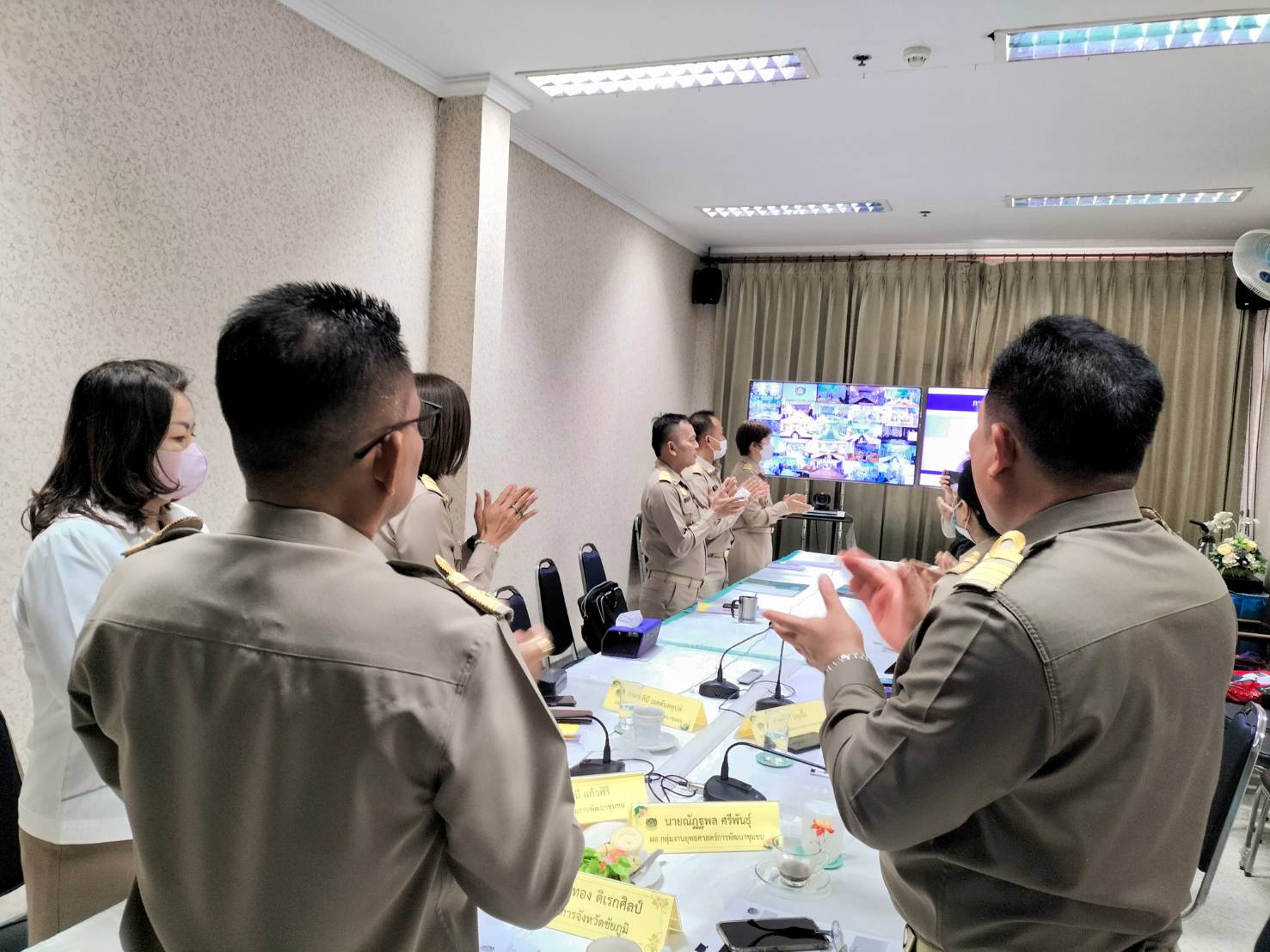 #พช_ชัยภูมิ ร่วมประชุมประจำเดือนกรมการพัฒนาชุมชน ครั้งที่ 12/2565 ผ่านระบบวีดิทัศน์ทางไกล (Video Conference)