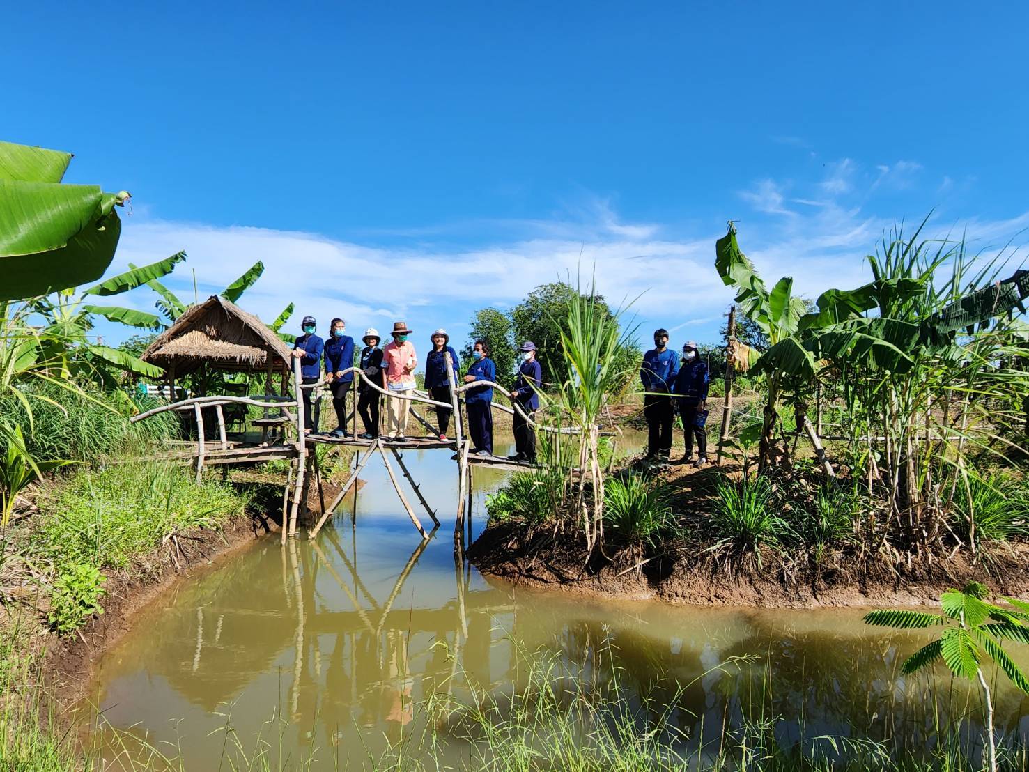 #พช_ชัยภูมิ รับการตรวจติดตาม “นางสงวน มะเสนา ผู้ตรวจราชการกรมการพัฒนาชุมชน เขตตรวจราชการที่ 13” ลงพื้นที่เยี่ยมเยียนหมู่บ้านเศรษฐกิจพอเพียง (พัฒนาศูนย์เรียนรู้ทฤษฎีใหม่รูปแบบ “โคก หนอง นา”) อำเภอจัตุรัส