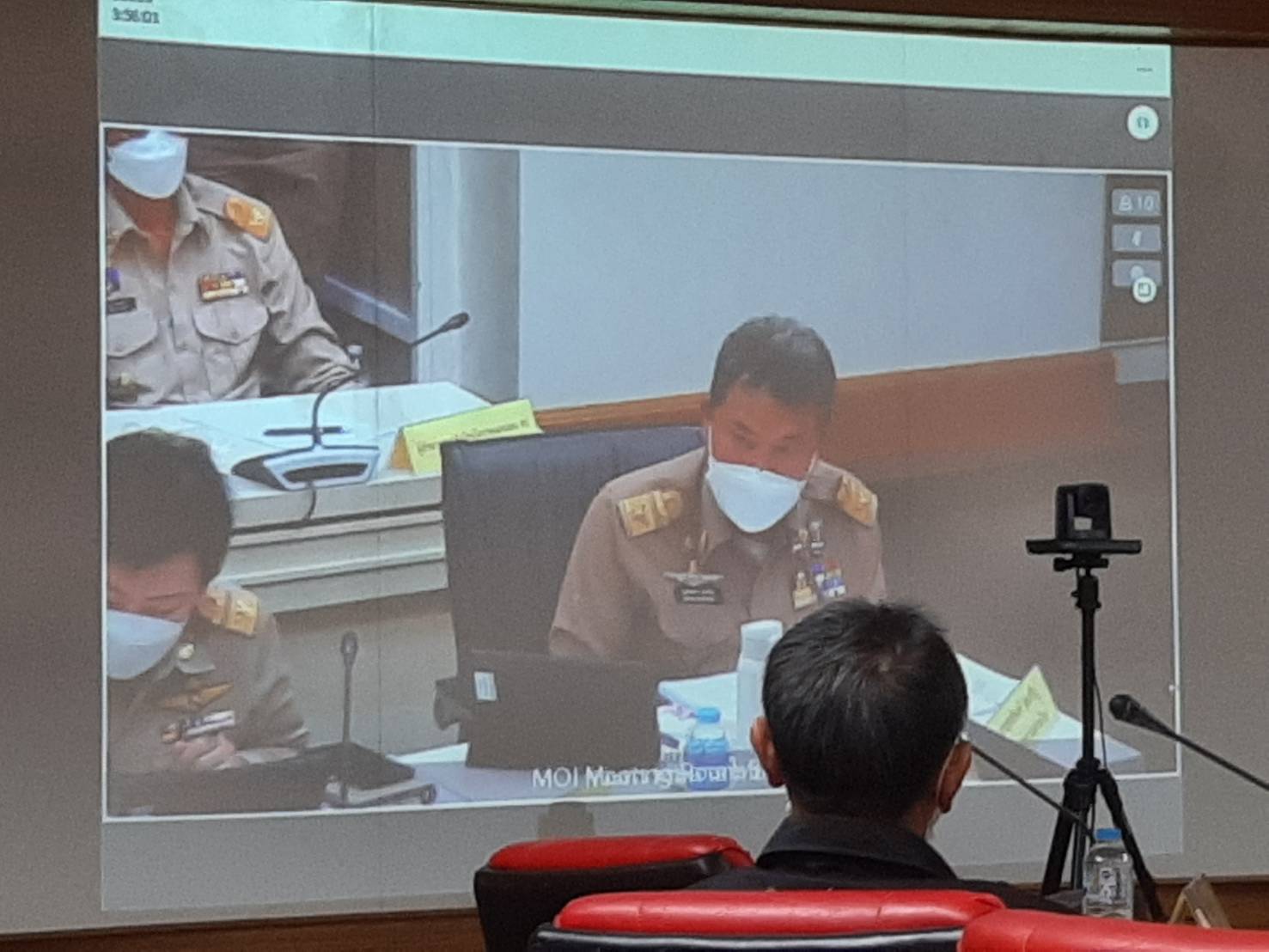 #พช_ชัยภูมิ ร่วมประชุมขับเคลื่อนและติดตามนโยบายของรัฐบาลและภารกิจสำคัญของสำนักงานปลัดกระทรวงมหาดไทย ผ่านระบบวีดิทัศน์ทางไกล (VCS) เดือน ธันวาคม 2565