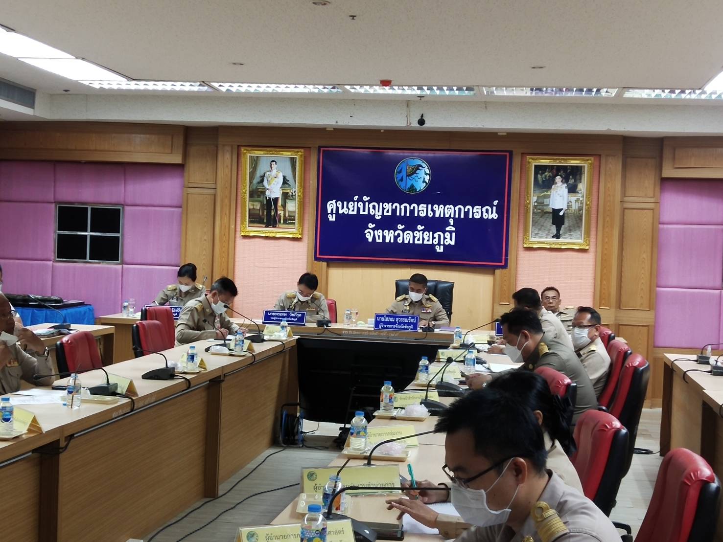 #พช_ชัยภูมิ ร่วมประชุมขับเคลื่อนและติดตามนโยบายของรัฐบาลและภารกิจสำคัญของสำนักงานปลัดกระทรวงมหาดไทย ผ่านระบบวีดิทัศน์ทางไกล (VCS) เดือน ธันวาคม 2565