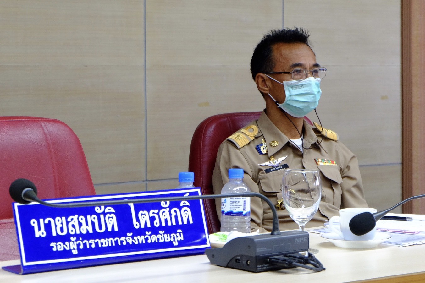 #พช_ชัยภูมิ เข้าร่วมประชุมขับเคลื่อนและติดตามนโยบายของรัฐบาลและภารกิจสำคัญของสำนักงานปลัดกระทรวงมหาดไทย ผ่านระบบวีดิทัศน์ทางไกล (VCS) (เดือนพฤศจิกายน 2565