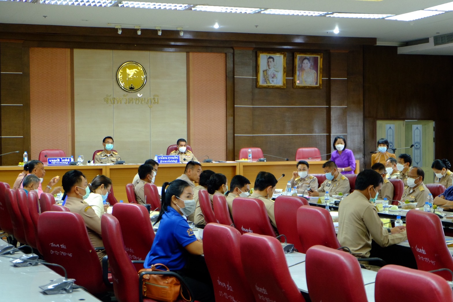 #พช_ชัยภูมิ เข้าร่วมประชุมขับเคลื่อนและติดตามนโยบายของรัฐบาลและภารกิจสำคัญของสำนักงานปลัดกระทรวงมหาดไทย ผ่านระบบวีดิทัศน์ทางไกล (VCS) (เดือนพฤศจิกายน 2565