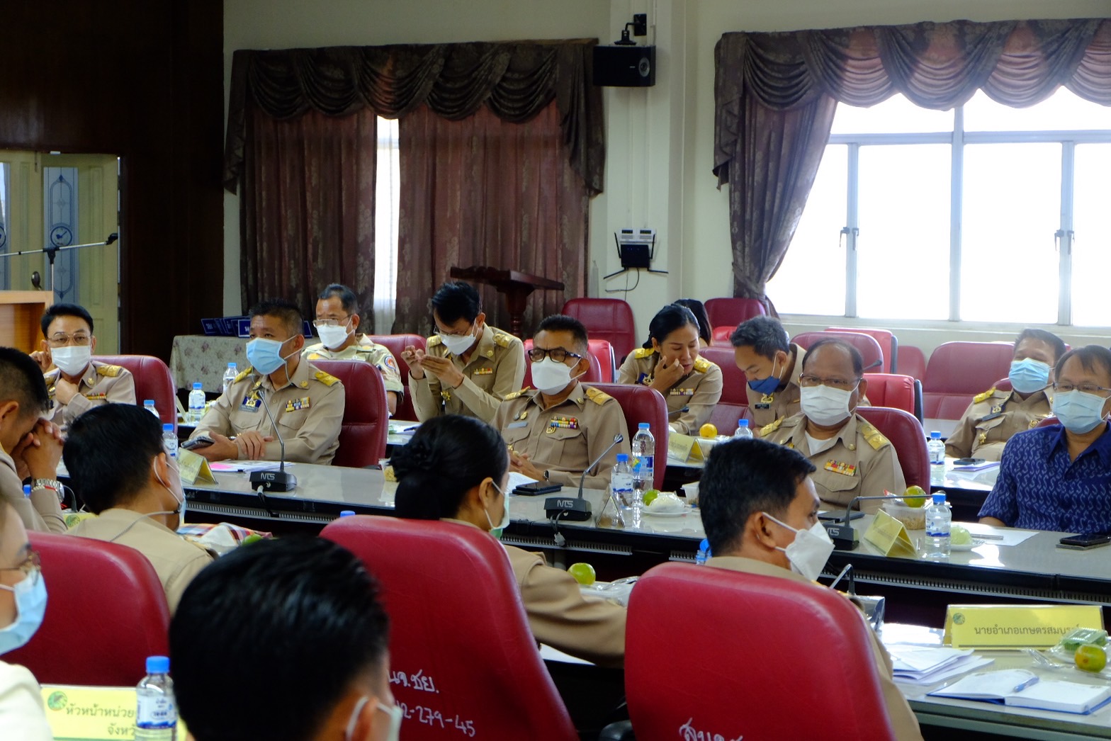 #พช_ชัยภูมิ เข้าร่วมประชุมขับเคลื่อนและติดตามนโยบายของรัฐบาลและภารกิจสำคัญของสำนักงานปลัดกระทรวงมหาดไทย ผ่านระบบวีดิทัศน์ทางไกล (VCS) (เดือนพฤศจิกายน 2565