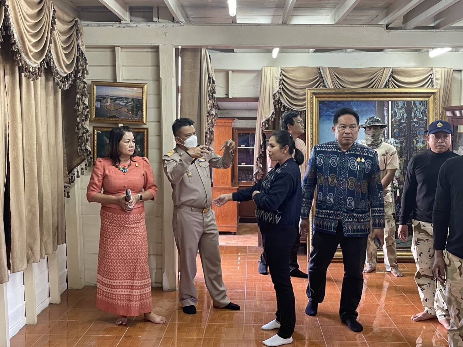 #จังหวัดชัยภูมิ ปรับปรุงการจัดแสดงนิทรรศการผ้าไหมชัยภูมิ ณ พระตำหนักเขียว บริเวณจวนผู้ว่าราชการจังหวัดชัยภูมิ