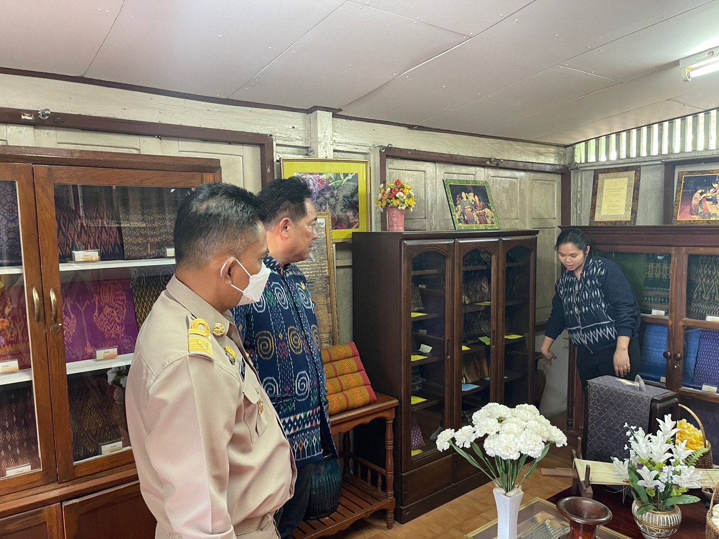 #จังหวัดชัยภูมิ ปรับปรุงการจัดแสดงนิทรรศการผ้าไหมชัยภูมิ ณ พระตำหนักเขียว บริเวณจวนผู้ว่าราชการจังหวัดชัยภูมิ