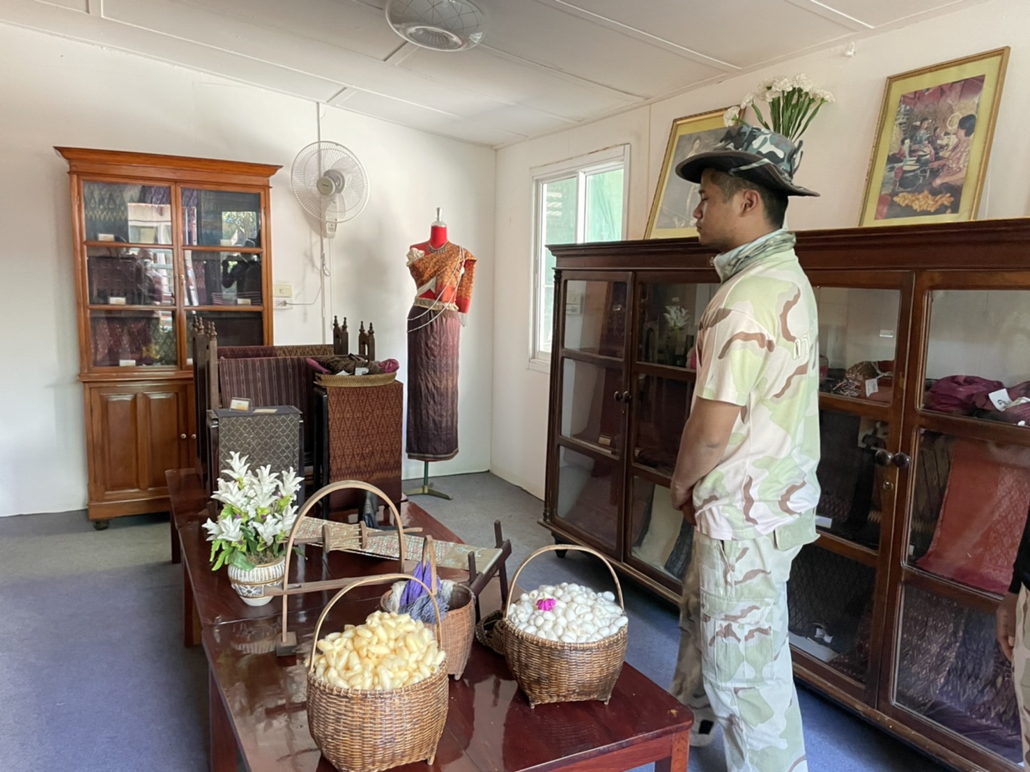 #จังหวัดชัยภูมิ ปรับปรุงการจัดแสดงนิทรรศการผ้าไหมชัยภูมิ ณ พระตำหนักเขียว บริเวณจวนผู้ว่าราชการจังหวัดชัยภูมิ