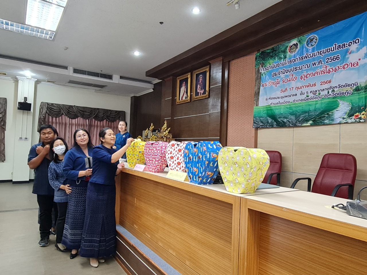 #พช_ชัยภูมิ>>> ขับเคลื่อนกิจกรรมสุจริต โปร่งใส พัฒนาชุมชนใสสะอาด 2566 และ”งดรับ งดให้”