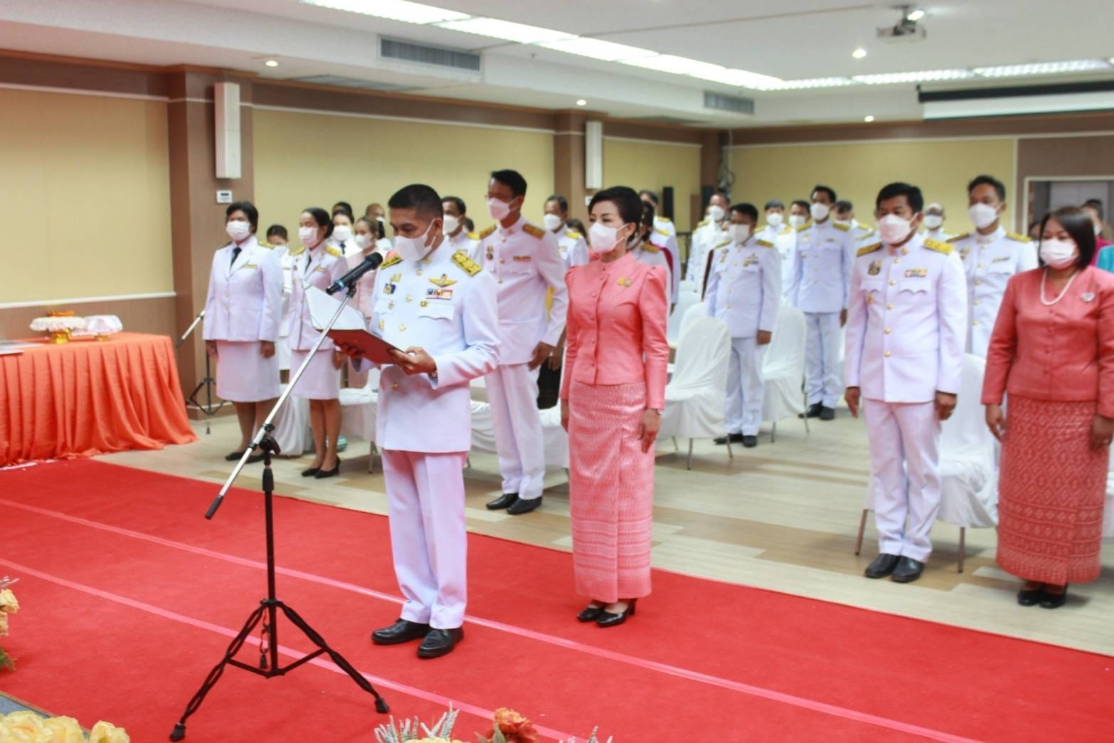 จังหวัดชัยภูมิ จัดพิธีมอบลายผ้าพระราชทาน “ผ้าลายดอกรักราชกัญญา”ด้วยสำนึกในพระกรุณาธิคุณของสมเด็จพระเจ้าลูกเธอ เจ้าฟ้าสิริวัณณวรี นารีรัตนราชกัญญาในการยกระดับผลิตภัณฑ์ผ้าไทย