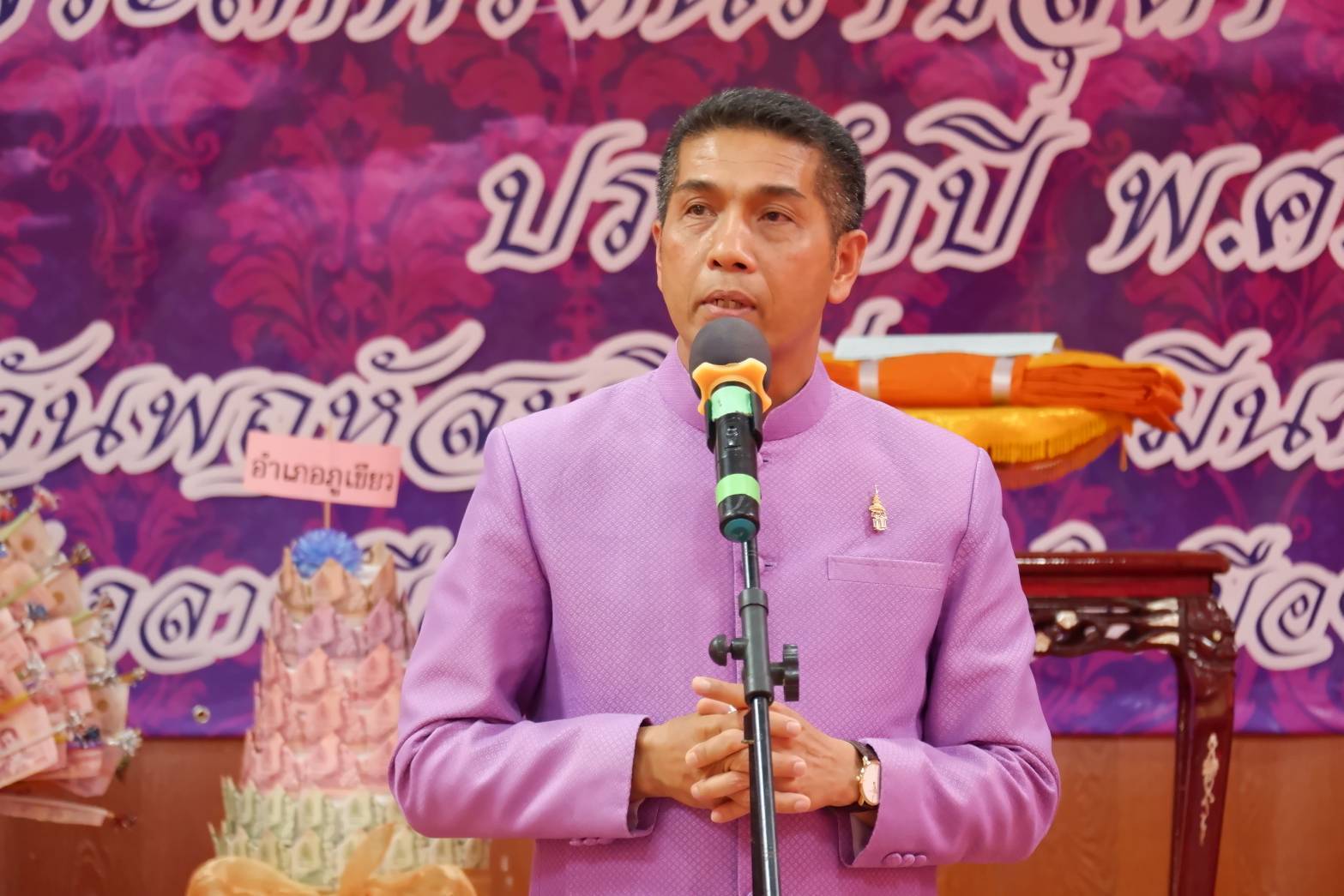 จังหวัดชัยภูมิ จัดพิธีทอดผ้าป่าสมทบกองทุนพัฒนาเด็กชนบทในพระราชูปถัมภ์สมเด็จพระเทพรัตนราชสุดาฯ สยามบรมราชกุมารี เนื่องในโอกาสวันคล้ายวันพระราชสมภพ 2 เมษายน 2566