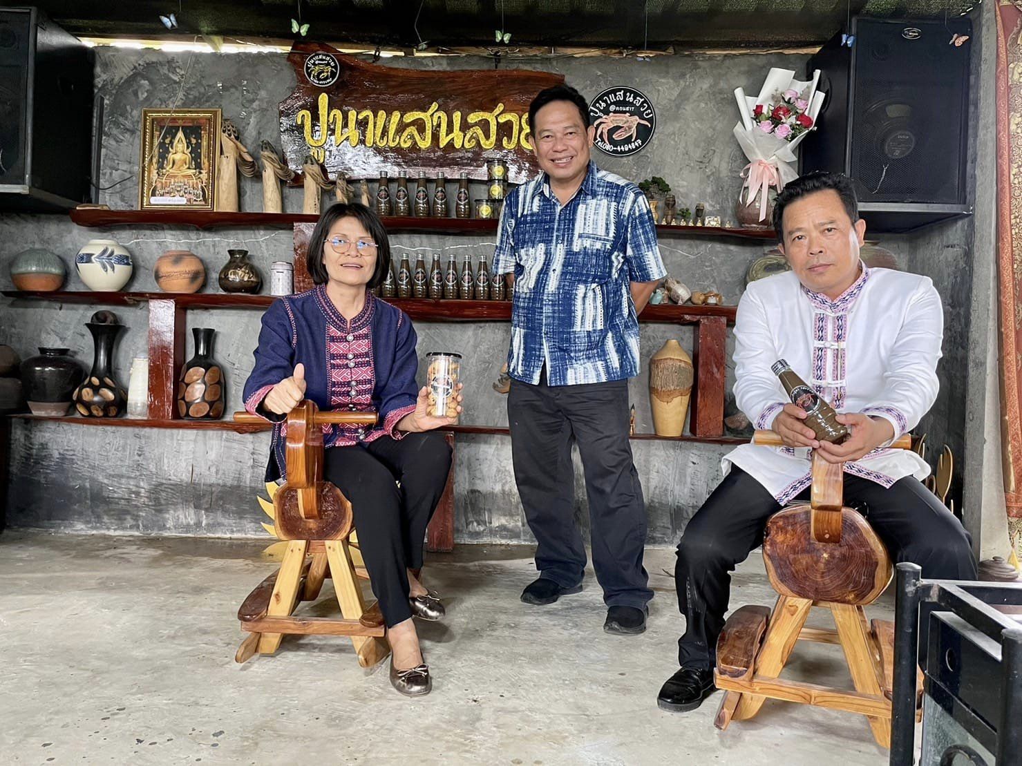 พช._ชัยภูมิ นางสงวน มะเสนา ผู้ตรวจราชการกรมการพัฒนาชุมชน ตรวจติดตามผลการขับเคลื่อนงานพัฒนาชุมชนในพื้นที่อำเภอคอนสาร จังหวัดชัยภูมิ