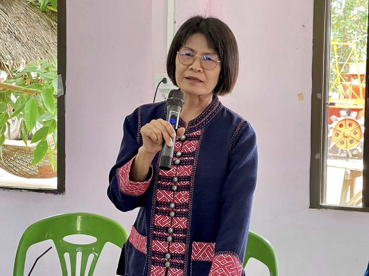 พช._ชัยภูมิ นางสงวน มะเสนา ผู้ตรวจราชการกรมการพัฒนาชุมชน ตรวจติดตามผลการขับเคลื่อนงานพัฒนาชุมชนในพื้นที่อำเภอคอนสาร จังหวัดชัยภูมิ