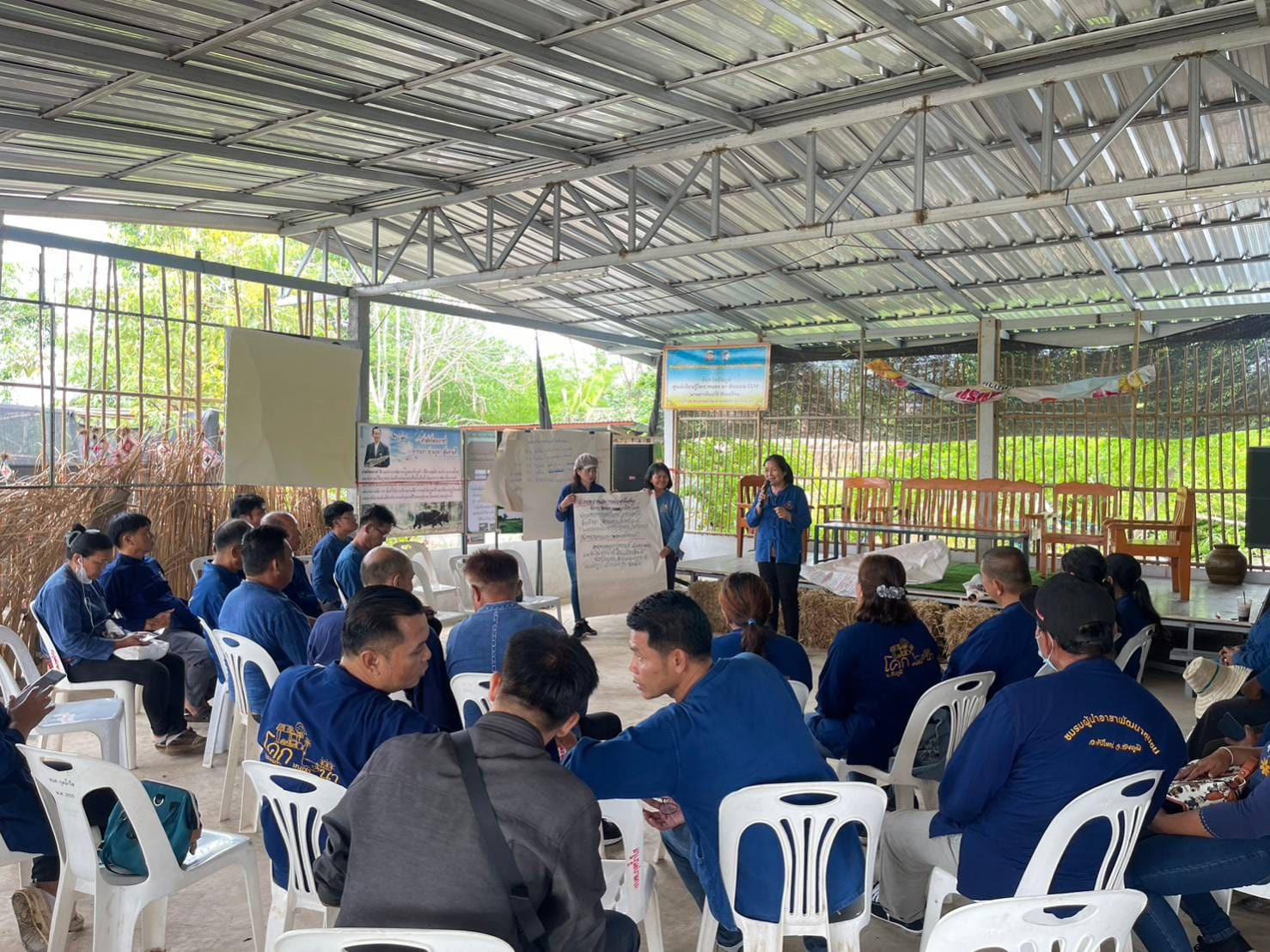 พช_ชัยภูมิ ขับเคลื่อนกิจกรรม “รวมพลคน โคก หนอง นา เอามื้อสามัคคี” จังหวัดชัยภูมิ