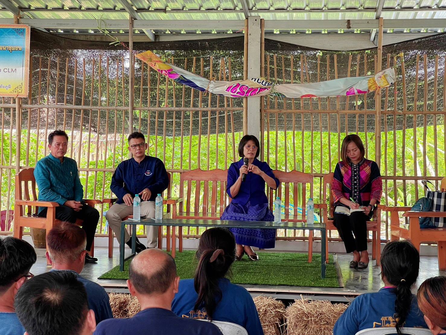 พช_ชัยภูมิ ขับเคลื่อนกิจกรรม “รวมพลคน โคก หนอง นา เอามื้อสามัคคี” จังหวัดชัยภูมิ