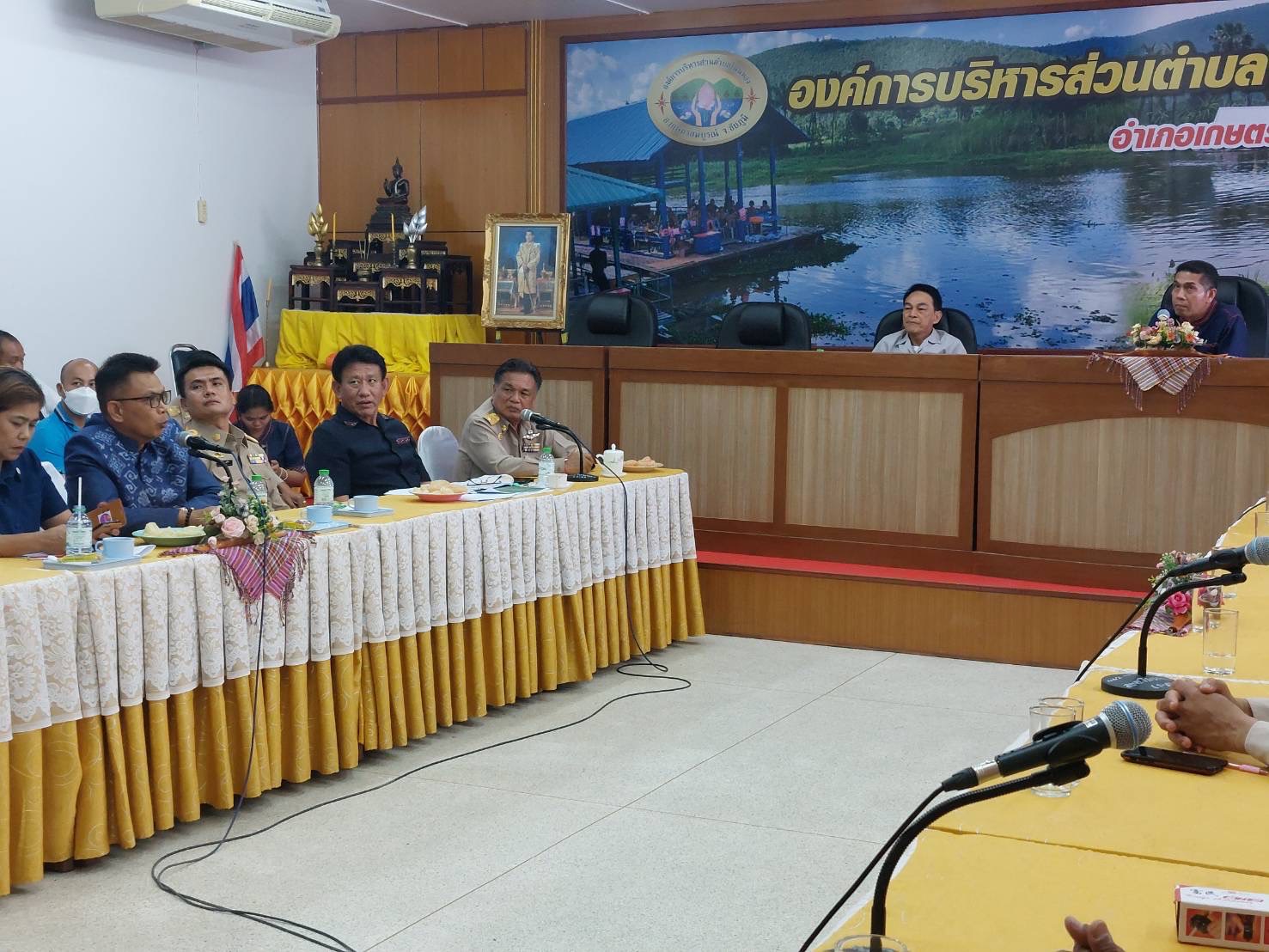 พช_ชัยภูมิ ร่วมประชุมขับเคลื่อนการท่องเที่ยวโดยชุมชนตำบลโนนทอง อำเภอเกษตรสมบูรณ์ จังหวัดชัยภูมิ