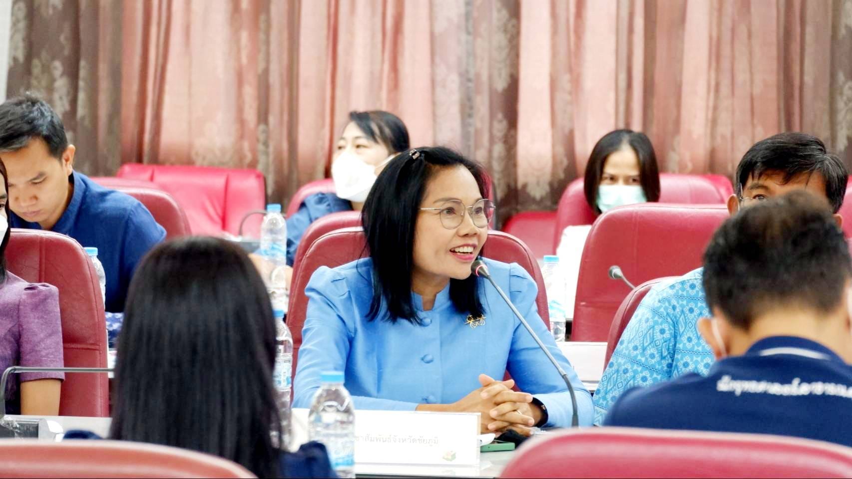 จังหวัดชัยภูมิ ประชุมติดตามผลความก้าวหน้าการขจัดความยากจนและพัฒนาคนทุกช่วงวัยฯ