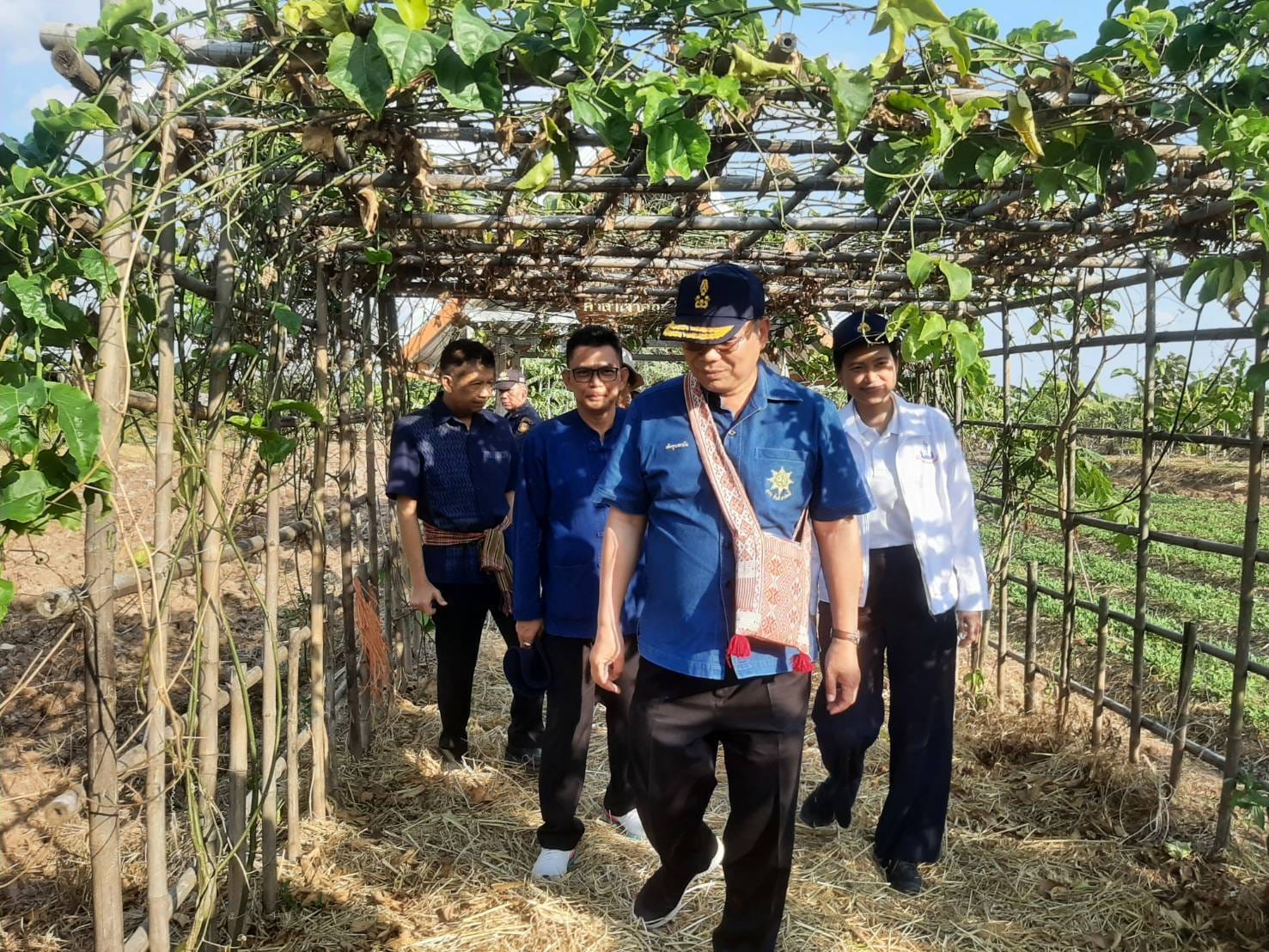 ผู้ว่าราชการจังหวัดชัยภูมิ ลงพื้นที่เยี่ยมชมแปลง โคก หนอง นา แห่งศรัทธาประเทศอังกฤษ สู่ประเทศไทย อำเภอภูเขียว จังหวัดชัยภูมิ