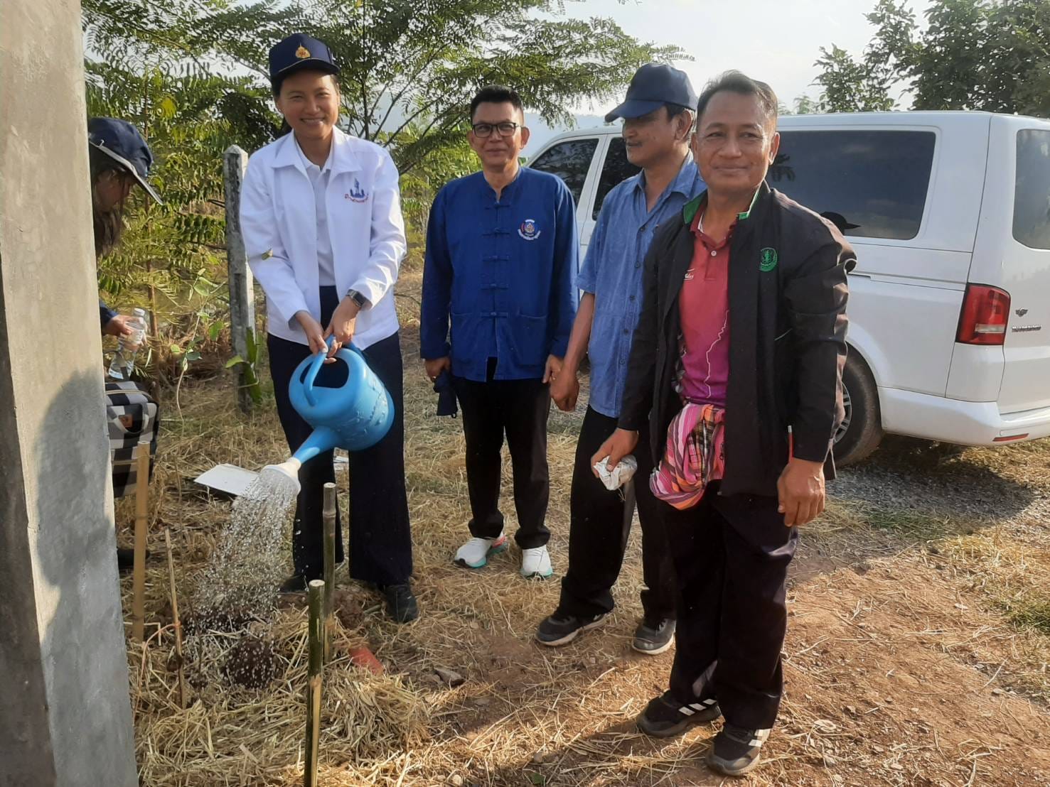 ผู้ว่าราชการจังหวัดชัยภูมิ ลงพื้นที่เยี่ยมชมแปลง โคก หนอง นา แห่งศรัทธาประเทศอังกฤษ สู่ประเทศไทย อำเภอภูเขียว จังหวัดชัยภูมิ