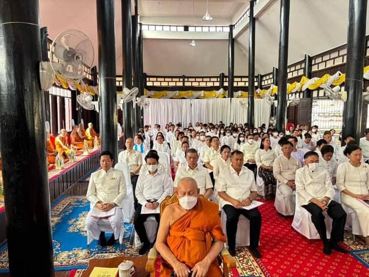 พช.ชัยภูมิ​ :ร่วมพิธีเจริญพระพุทธมนต์ถวายพระพรชัยมงคลแด่พระบาทสมเด็จพระเจ้าอยู่หัวเนื่องในโอกาส