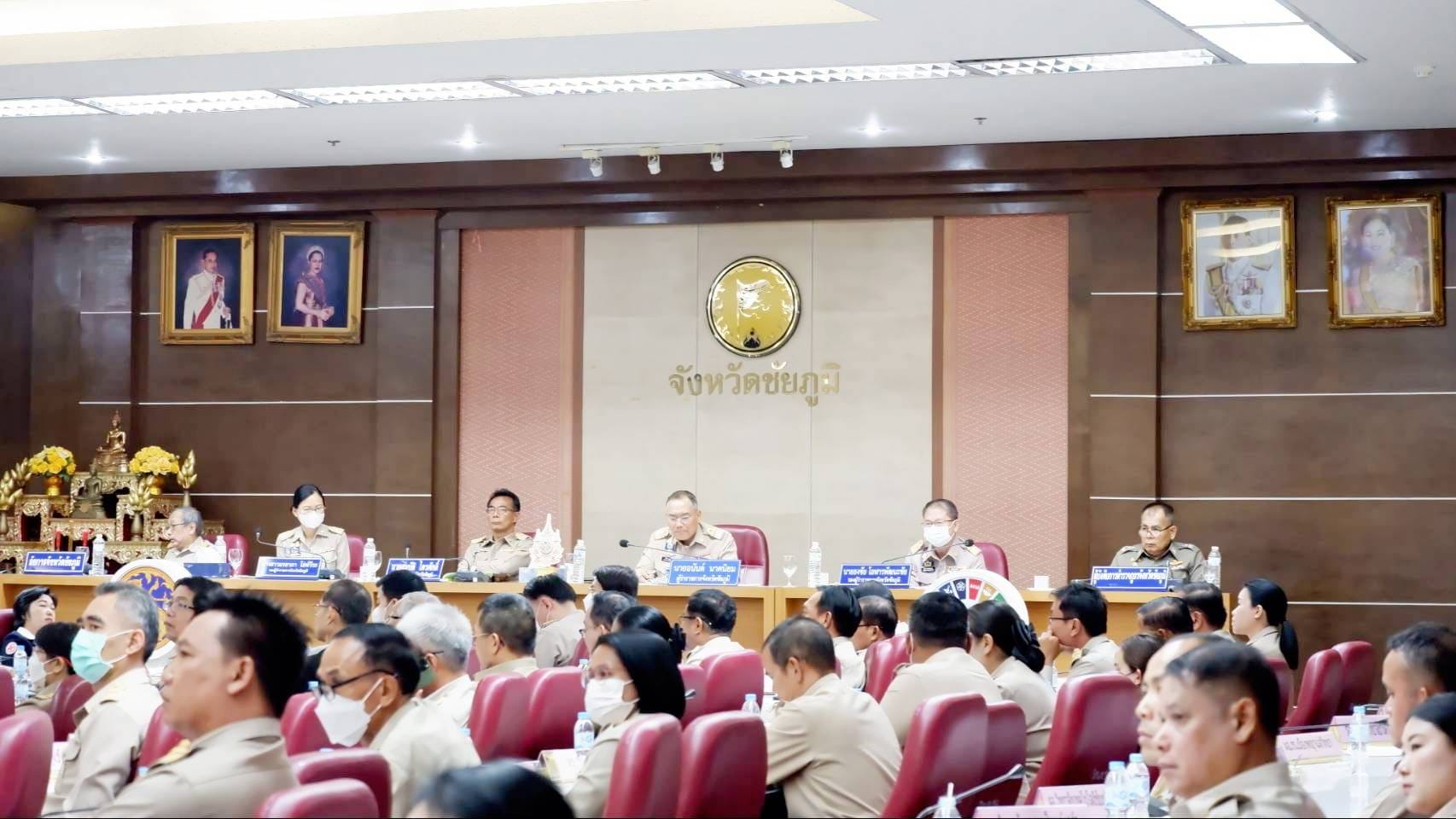 พช_ชัยภูมิ ร่วมการประชุมคณะกรมการจังหวัดชัยภูมิ หัวหน้าส่วนราชการ หน่วยงานรัฐวิสาหกิจ หน่วยงานเอกชน จังหวัดชัยภูมิ ครั้งที่ 1/2567 ประจำเดือน มกราคม 2567