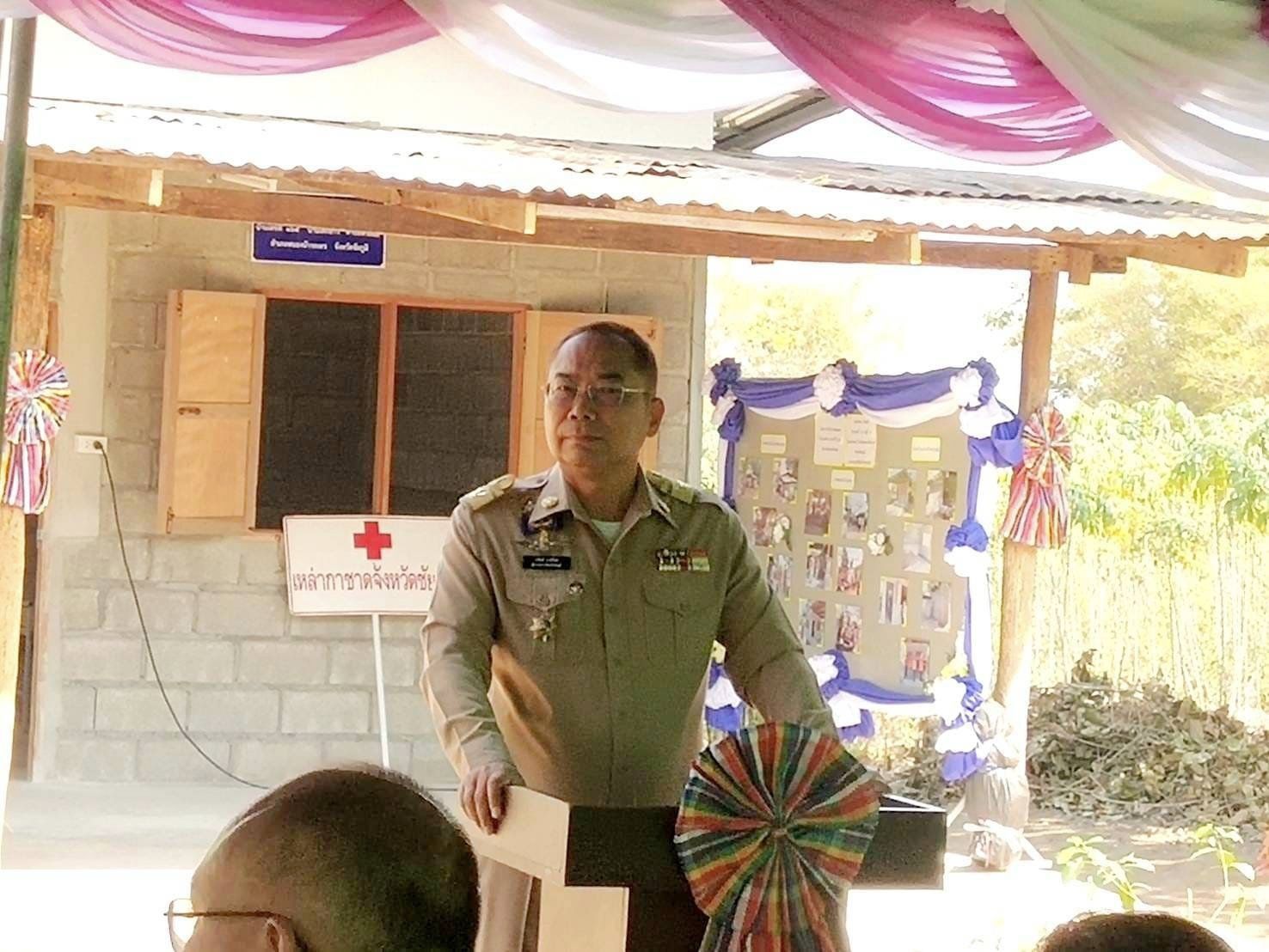 พช_ชัยภูมิ ร่วมส่งมอบบ้าน “ชัยภูมิร่วมใจ ซ่อมแซม/ปรับปรุงที่อยู่อาศัยให่ครัวเรือนยากจน TPMAP อยู่เย็น เป็นสุข” ที่อำเภอหนองบัวระเหว