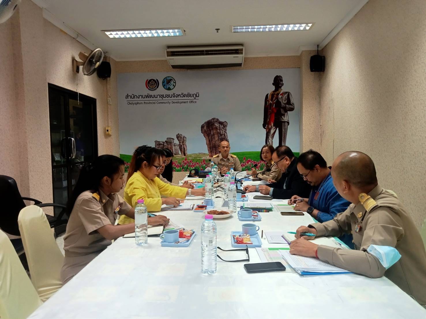 พช_ชัยภูมิ ร่วมประชุมบูรณาการข้อมูล Big data จาก TPMAP, ThaiQM Re X-Ray และ MSO logbook ชี้เป้าหมายเดียวกันในการแก้ไขความยากจน ลดความเหลื่อมล้ำ มิติด้านความเป็นอยู่