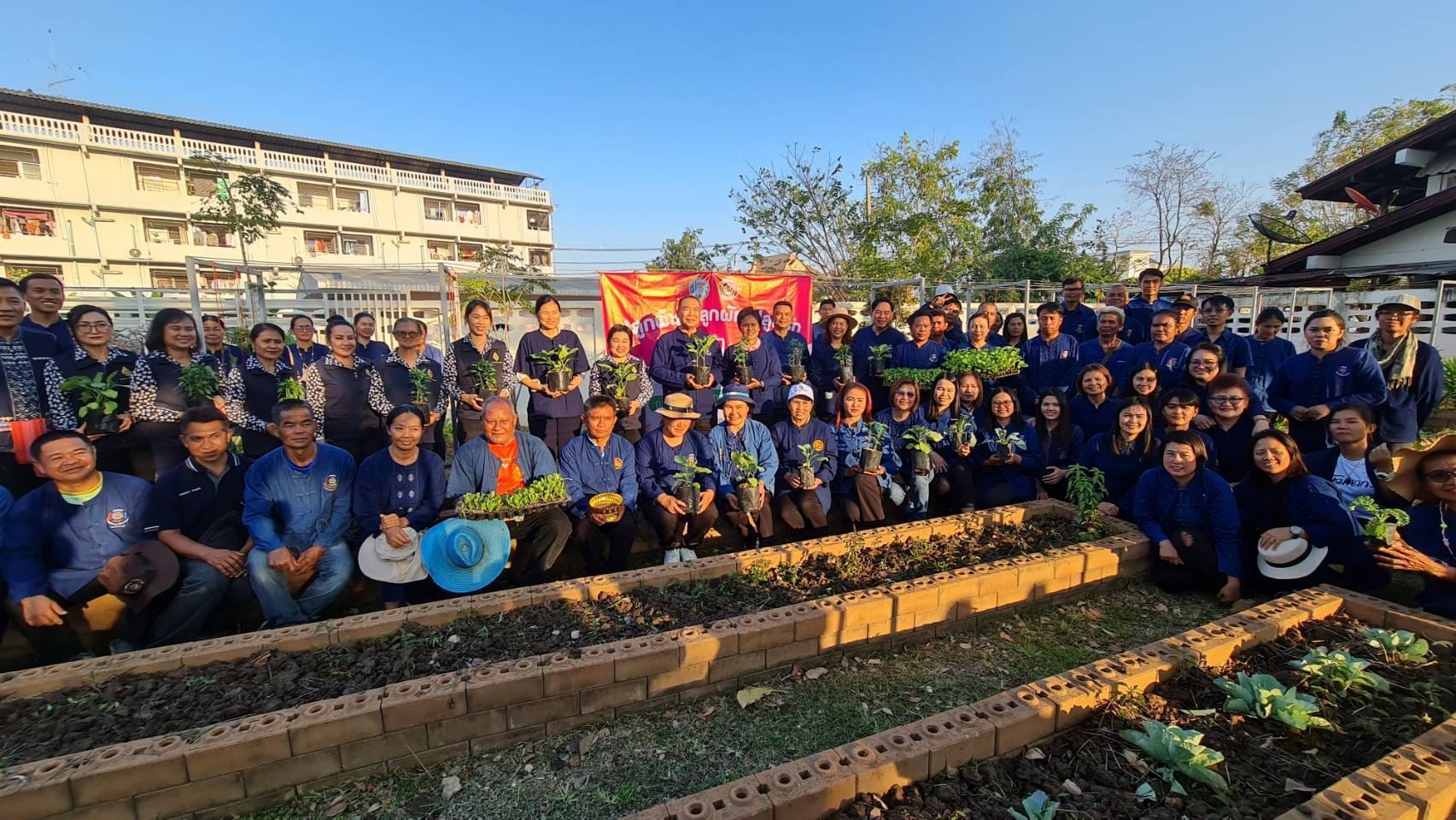 ผู้ว่าราชการจังหวัดชัยภูมิ ผู้นำต้นแบบตัวอย่างที่เห็นจริง “ปลูกพืช ปลูกผัก ปลูกรัก วาเลนไทน์”