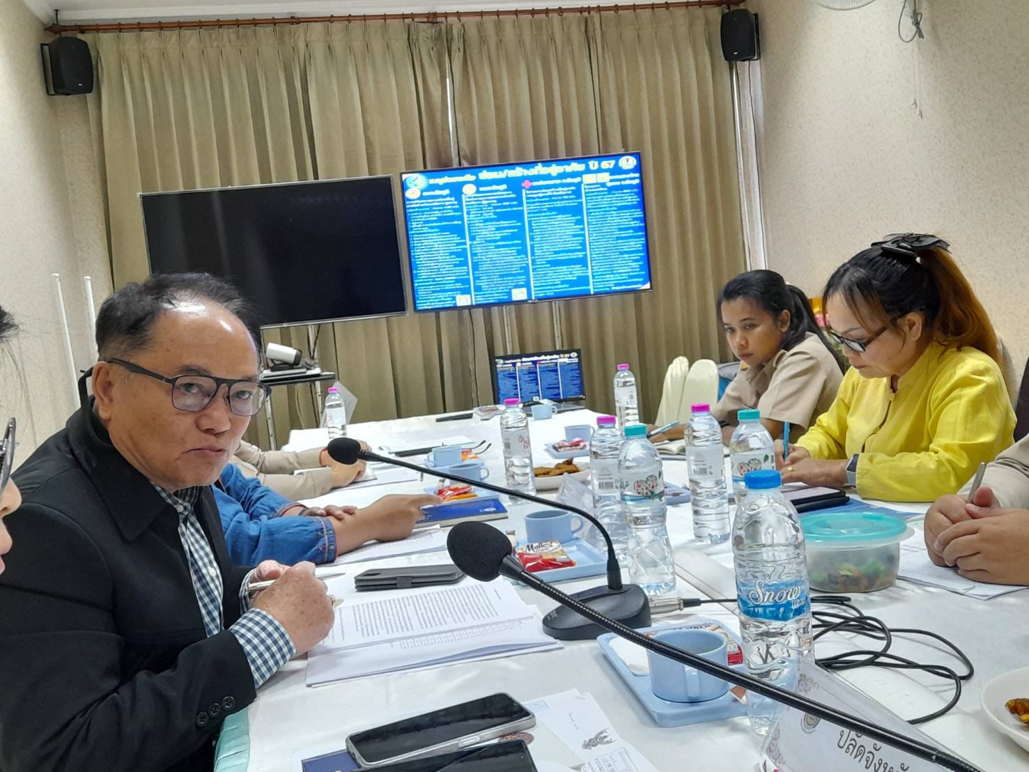 พช_ชัยภูมิ ร่วมประชุมบูรณาการข้อมูล Big data จาก TPMAP, ThaiQM Re X-Ray และ MSO logbook ชี้เป้าหมายเดียวกันในการแก้ไขความยากจน ลดความเหลื่อมล้ำ มิติด้านความเป็นอยู่