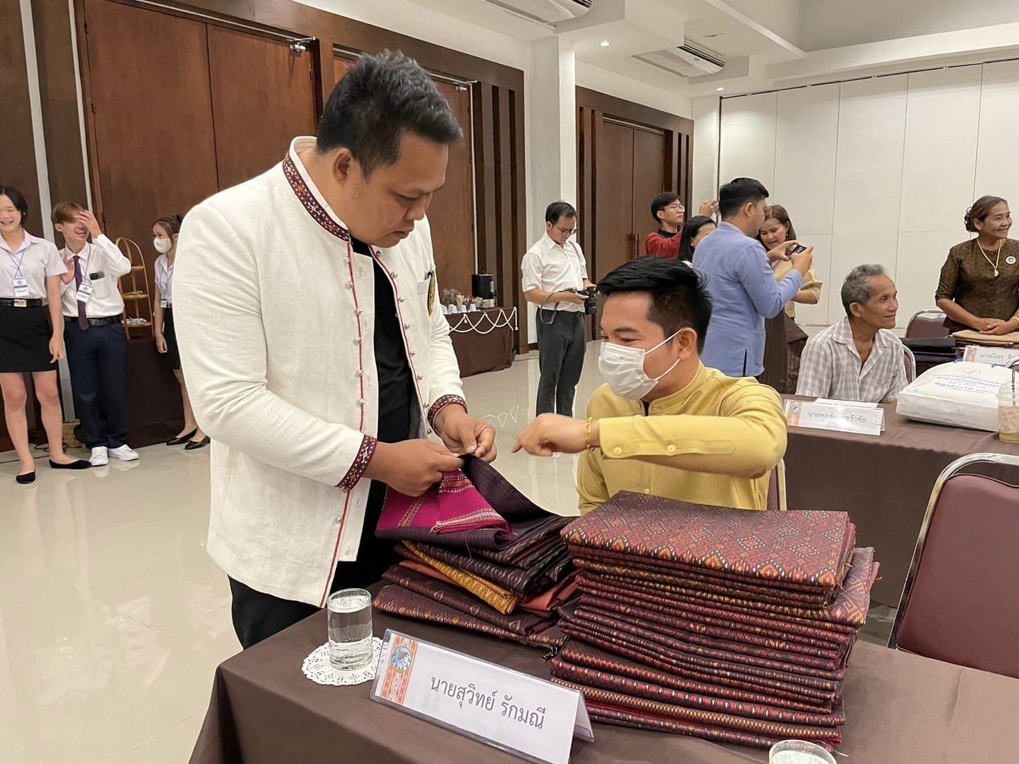 พช.ชัยภูมิ ร่วมกิจกรรม Workshop เพื่อศึกษามรดกภูมิปัญญาผ้าไหมชัยภูมิ