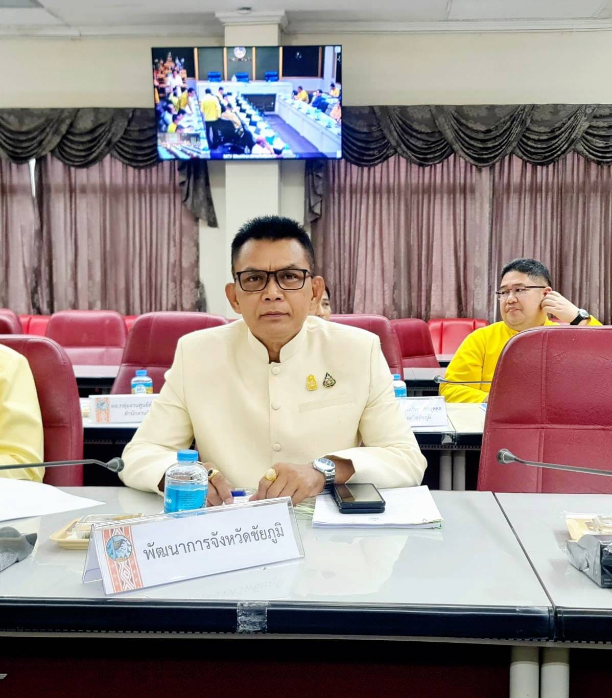 พช.ชัยภูมิ ร่วมการประชุมขับเคลื่อนและติดตามนโยบายของรัฐบาลและภารกิจสำคัญของปลัดกระทรวงมหาดไทย ประจำปีงบประมาณ พ.ศ.2567 (เดือน มีนาคม 2566) ผ่านระบบวีดิทัศน์ทางไกล (VCS)