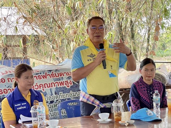 ผู้ว่าฯ ชัยภูมิ นำส่วนราชการและภาคีพัฒนาลงพื้นที่ติดตามการเลี้ยงโคเนื้อคุณภาพสูง ควบคุมต้นน้ำวัตถุดิบการผลิตหม่ำชัยภูมิ ขับเคลื่อนการพัฒนาเศรษฐกิจฐานรากด้านการเกษตร แปรรูป และการท่องเที่ยวโดยชุมชน