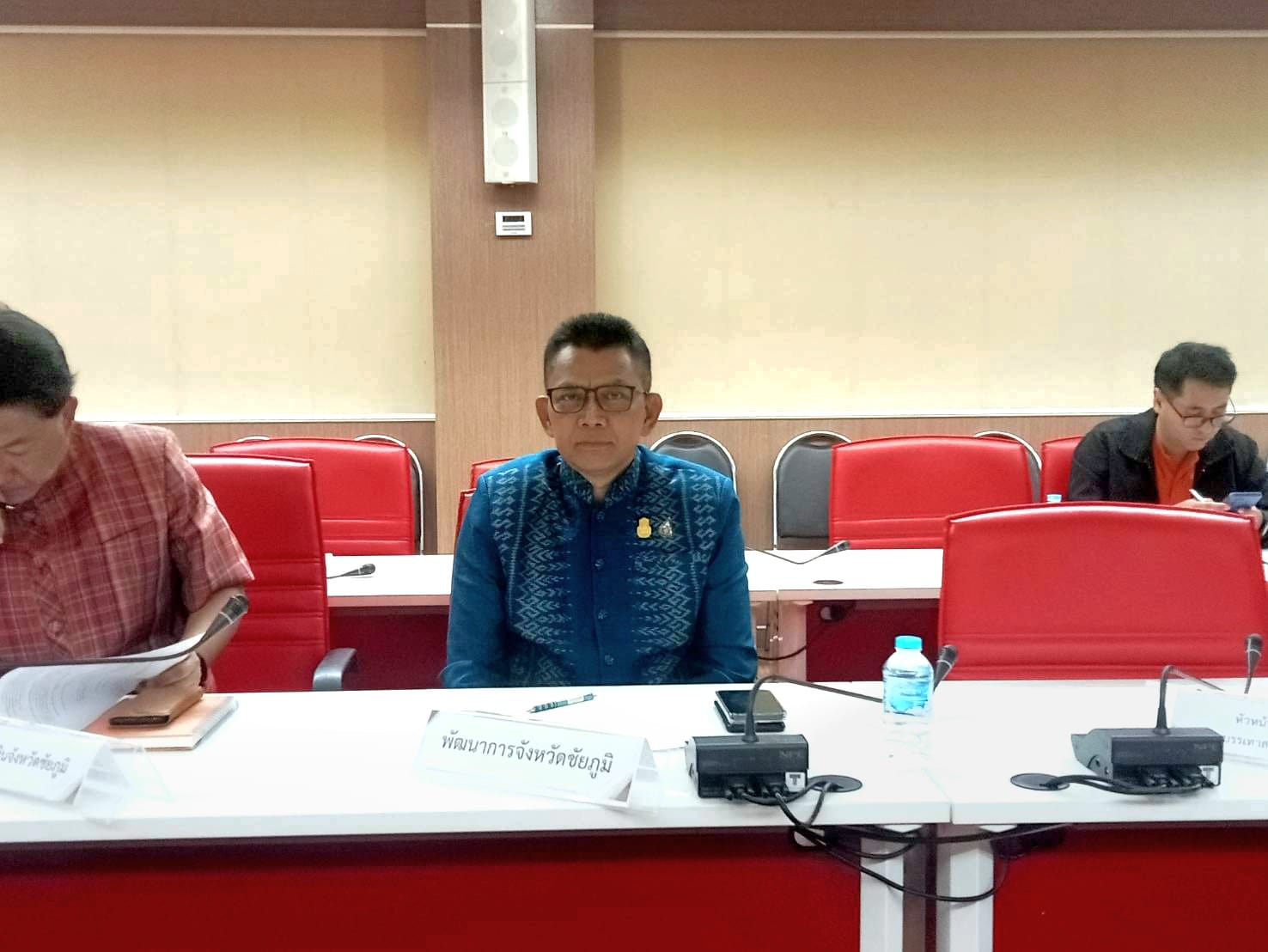 พช.ชัยภูมิ ร่วมประชุมหารือเตรียมการรับนายอนุทิน ชาญวีรกูล รองนายกรัฐมนตรี และรัฐมนตรีว่าการกระทรวงมหาดไทย ในการเดินทางมาตรวจราชการในพื้นที่จังหวัดชัยภูมิ