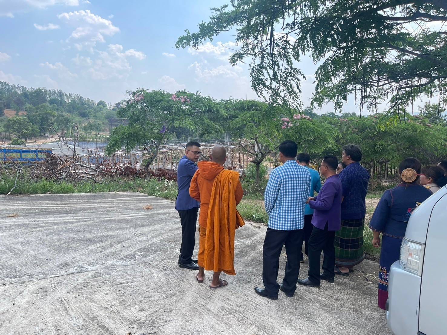 ผู้ตรวจราชการกรมการพัฒนาชุมชน ร่วมลงพื้นตรวจเยี่ยมแปลง “โคก หนอง นา อารยเกษตร” ณ วัดพระธาตุชัยภูมิ