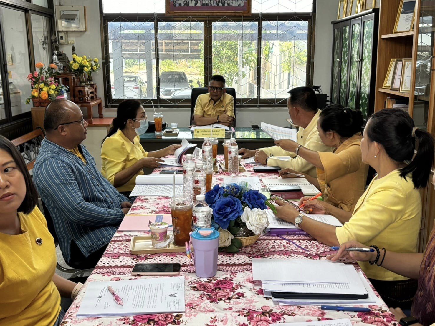 พช.ชัยภูมิ ประชุมตรวจติดตามงานตามภารกิจกรมการพัฒนาชุมชน “แลกเปลี่ยน เสริมทักษะพัฒนากร ตอกย้ำอุดมการณ์ chang for good ขับเคลื่อนงานบรรลุเป้าหมาย” สำนักงานพัฒนาชุมชนอำเภอเมืองชัยภูมิ