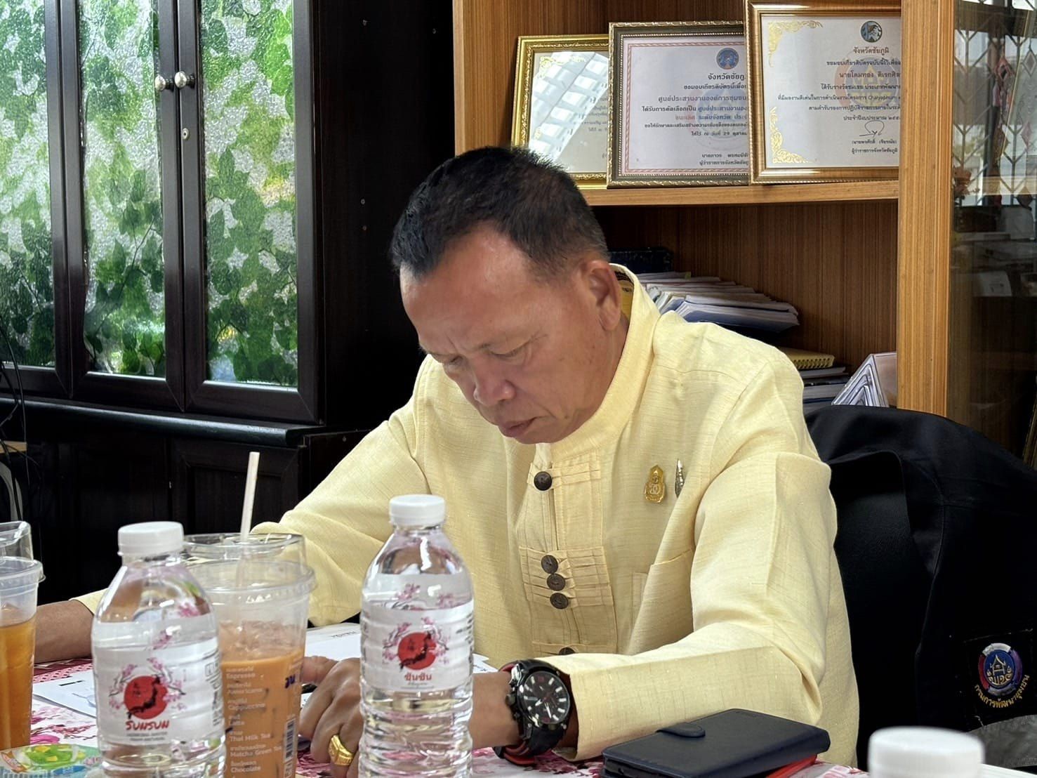 พช.ชัยภูมิ ประชุมตรวจติดตามงานตามภารกิจกรมการพัฒนาชุมชน “แลกเปลี่ยน เสริมทักษะพัฒนากร ตอกย้ำอุดมการณ์ chang for good ขับเคลื่อนงานบรรลุเป้าหมาย” สำนักงานพัฒนาชุมชนอำเภอเมืองชัยภูมิ