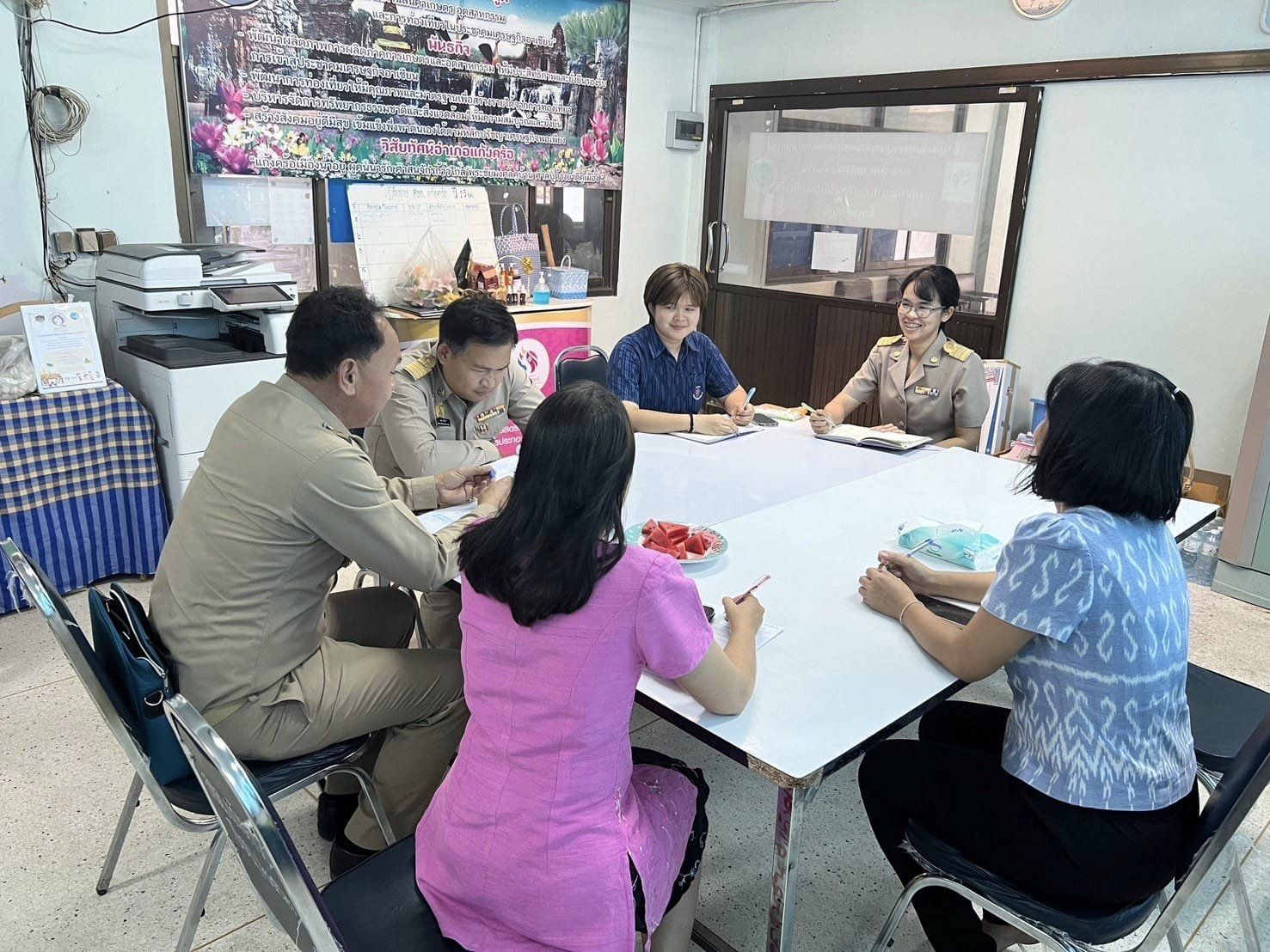 พช.ชัยภูมิ ติดตาม สนับสนุนการดำเนินงานตามภารกิจกรมการพัฒนาชุมชน สำนักงานพัฒนาชุมชนอำเภอแก้งคร้อ