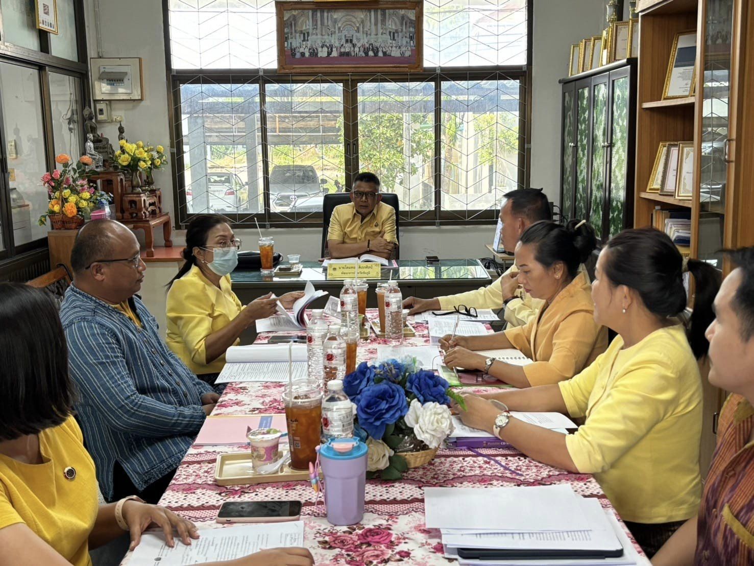 พช.ชัยภูมิ ประชุมตรวจติดตามงานตามภารกิจกรมการพัฒนาชุมชน “แลกเปลี่ยน เสริมทักษะพัฒนากร ตอกย้ำอุดมการณ์ chang for good ขับเคลื่อนงานบรรลุเป้าหมาย” สำนักงานพัฒนาชุมชนอำเภอเมืองชัยภูมิ