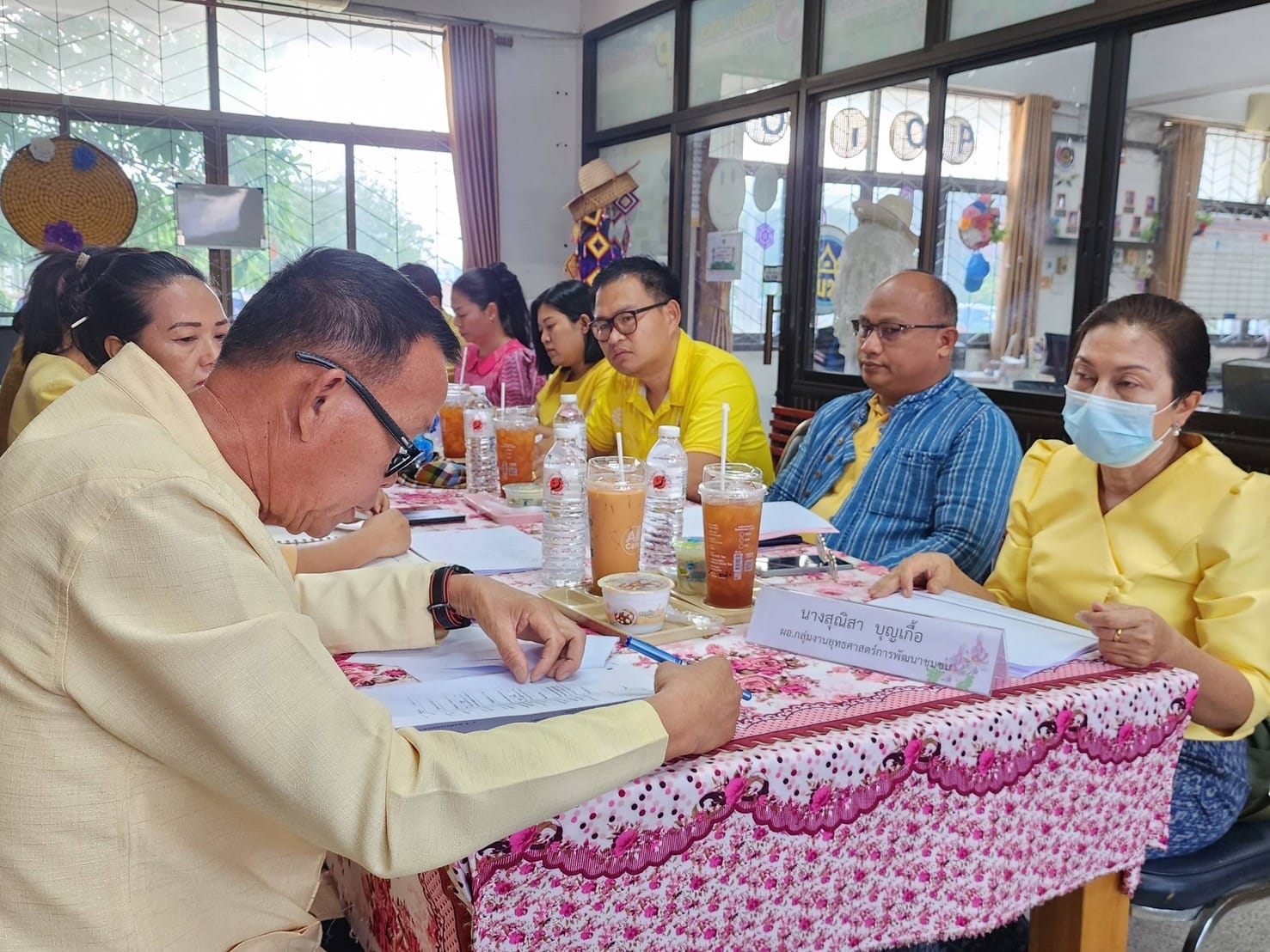 พช.ชัยภูมิ ประชุมตรวจติดตามงานตามภารกิจกรมการพัฒนาชุมชน “แลกเปลี่ยน เสริมทักษะพัฒนากร ตอกย้ำอุดมการณ์ chang for good ขับเคลื่อนงานบรรลุเป้าหมาย” สำนักงานพัฒนาชุมชนอำเภอเมืองชัยภูมิ