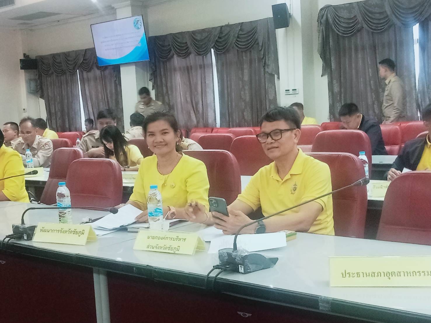 พช.ชัยภูมิ นำเสนอผลการขับเคลื่อนกองทุนแม่ของแผ่นดินกลไกการป้องกันและแก้ไขปัญหายาเสพติดที่ยั่งยืน ในที่ประชุมคณะกรรมการศูนย์อำนวยการป้องกันและปราบปรามยาเสพติดจังหวัดชัยภูมิ ครั้งที่ 4/2567