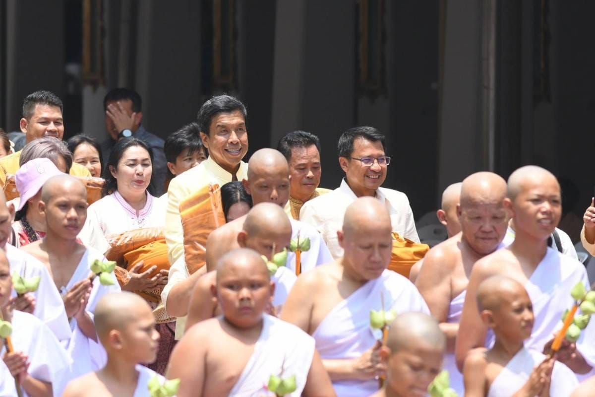 พช.ชัยภูมิ ร่วมพิธีบรรพชาอุปสมบทเฉลิมพระเกียรติ พระบาทสมเด็จพระเจ้าอยู่หัว เนื่องในโอกาสมหามงคลเฉลิมพระชนมพรรษา 6 รอบ 28 กรกฎาคม 2567