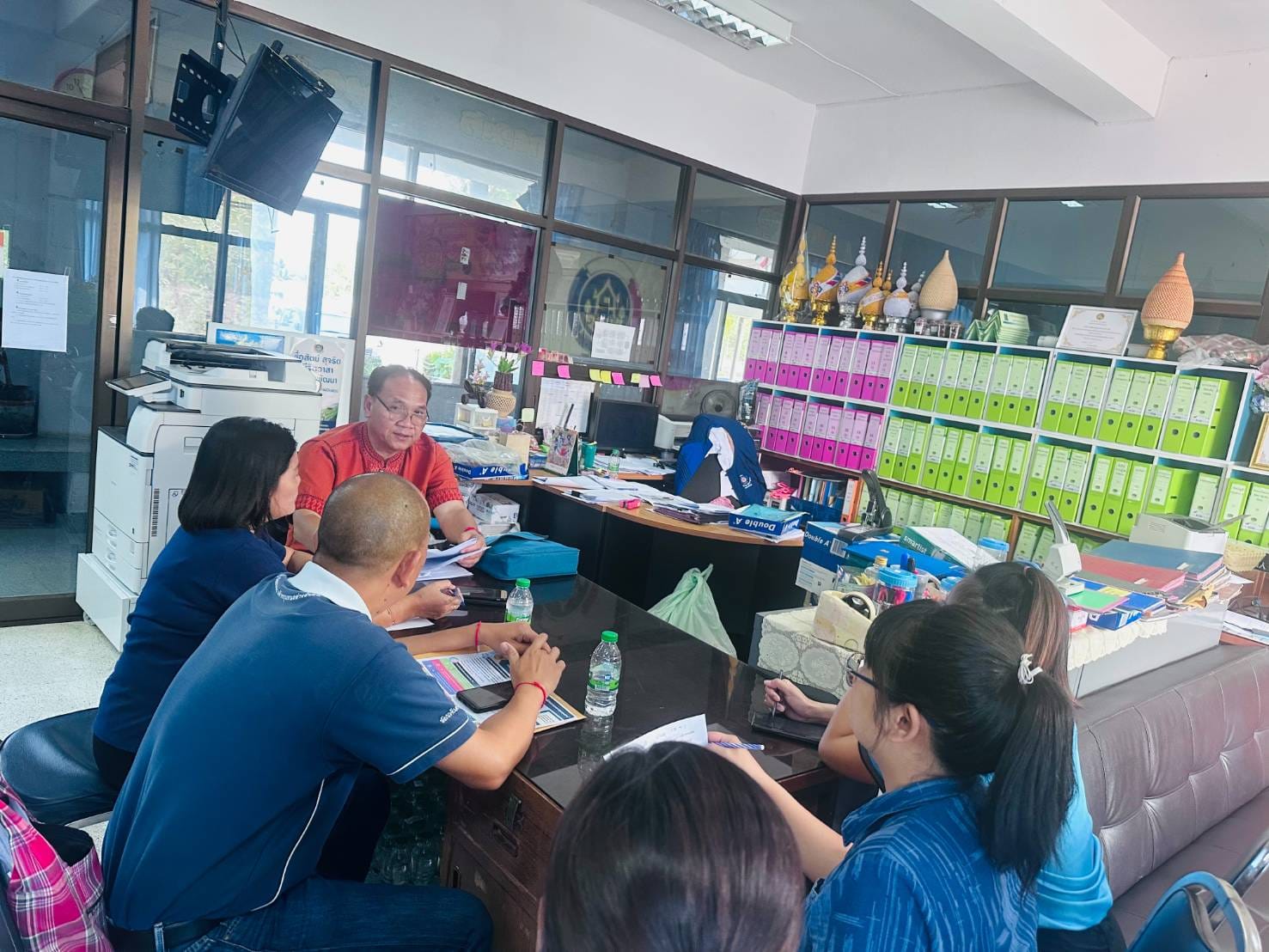 พช.ชัยภูมิ ติดตามงานพัฒนาชุมชน การขจัดความยากจนฯไตรมาส 1-2 และเตรียมความพร้อมขับเคลื่อนงานฯ ไตรมาส 3-4 พื้นที่อำเภอบ้านแท่น