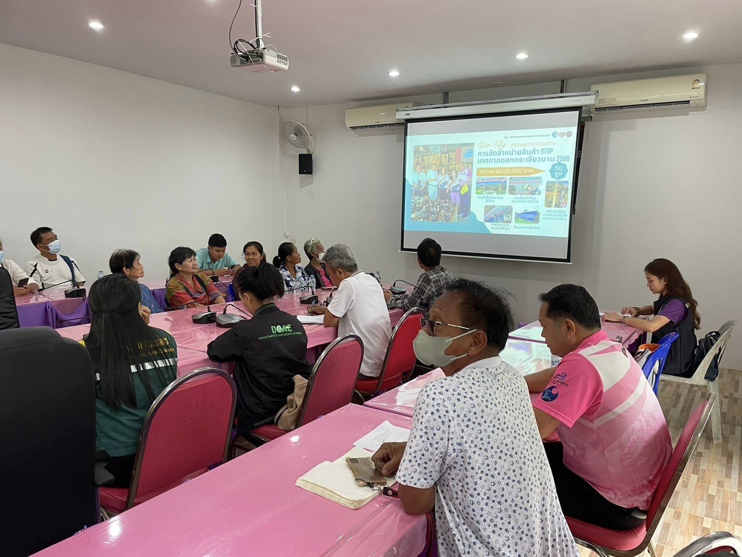 พช.ชัยภูมิ จัดประชุมคณะทำงานด้านการจัดจำหน่ายของฝาก ของที่ระลึก และผลิตภัณฑ์ชุมชน เทศกาลท่องเที่ยวดอกกระเจียวบาน ประจำปี 2567