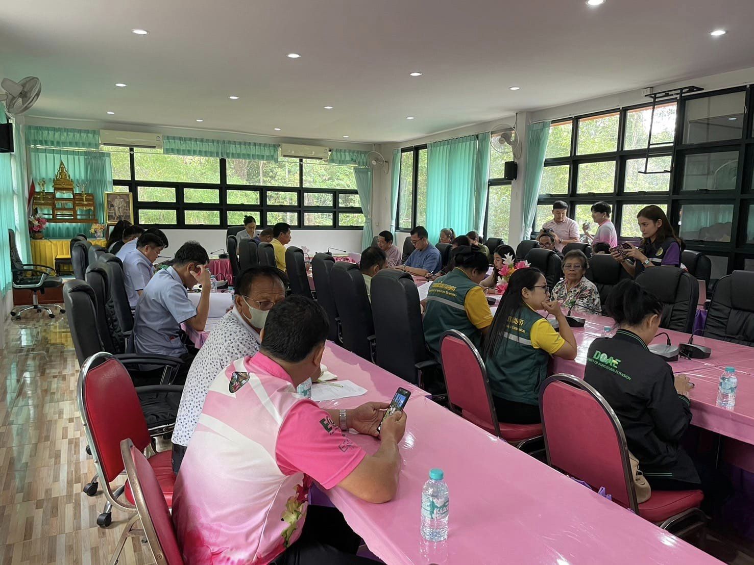 พช.ชัยภูมิ จัดประชุมคณะทำงานด้านการจัดจำหน่ายของฝาก ของที่ระลึก และผลิตภัณฑ์ชุมชน เทศกาลท่องเที่ยวดอกกระเจียวบาน ประจำปี 2567