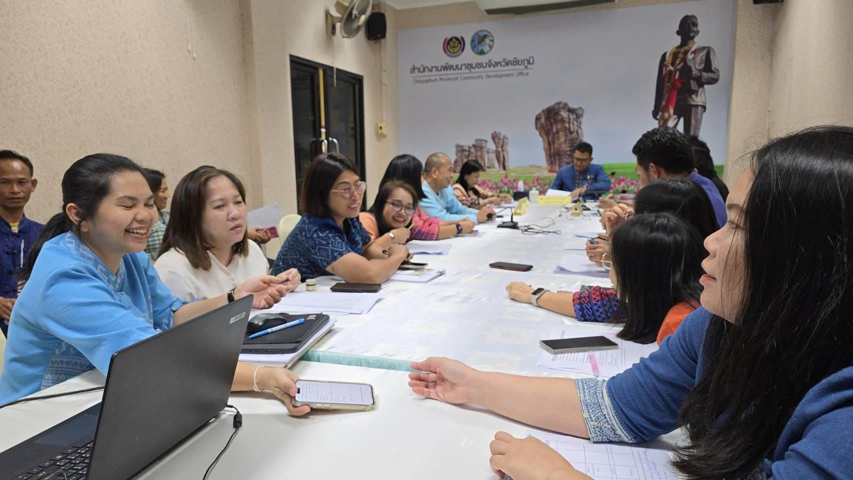 พช.ชัยภูมิ ประชุมวางแผนเตรียมความพร้อมในการขับเคลื่อนงานพัฒนาชุมชนให้บรรลุเป้าหมายตามภารกิจกรมการพัฒนาชุมชน และจังหวัดชัยภูมิ ไตรมาส 3-4