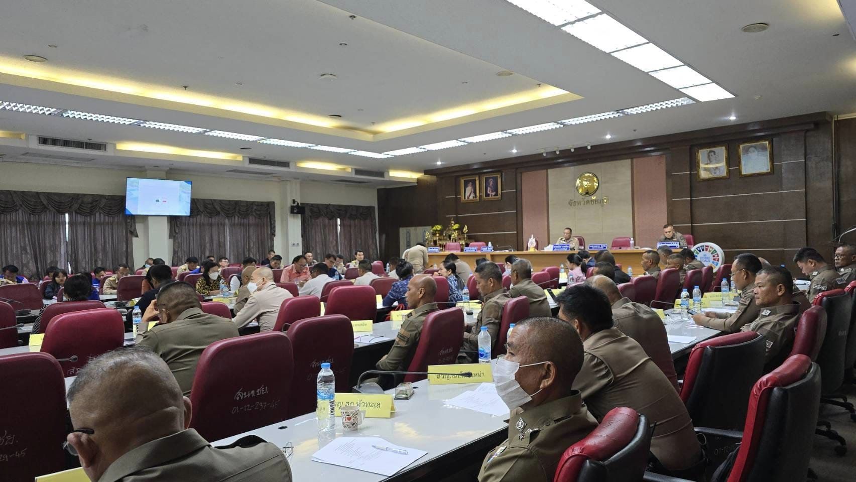 พช.ชัยภูมิ นำเสนอผลการขับเคลื่อนกองทุนแม่ของแผ่นดินกลไกการป้องกันและแก้ไขปัญหายาเสพติดที่ยั่งยืน ในที่ประชุมคณะกรรมการศูนย์อำนวยการป้องกันและปราบปรามยาเสพติดจังหวัดชัยภูมิ ครั้งที่ 5/2567