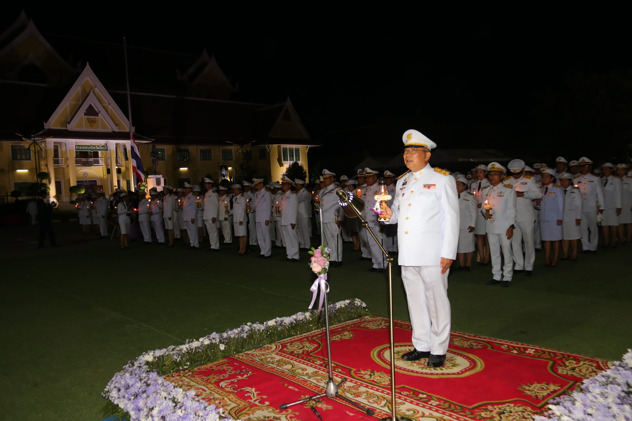 พช.ชัยภูมิ ร่วมพิธีถวายเครื่องราชสักการะและวางพานพุ่มจุดเทียนชัยถวายพระพรชัยมงคลเฉลิมพระเกียรติสมเด็จพระนางเจ้าฯ พระบรมราชินีเนื่องในโอกาสวันเฉลิมพระชนมพรรษา 3 มิถุนายน