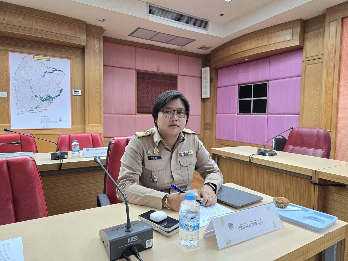 พช.ชัยภูมิ จัดประชุมคณะกรรมการประสานและขับเคลื่อนนโยบายสานพลังประชารัฐ ประจำจังหวัดชัยภูมิ (คสป.) ครั้งที่ 1/2567