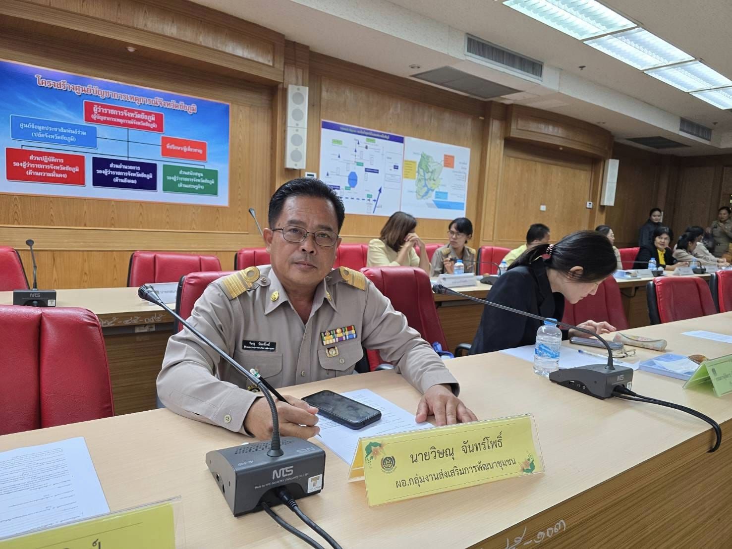 พช.ชัยภูมิ จัดประชุมคณะกรรมการประสานและขับเคลื่อนนโยบายสานพลังประชารัฐ ประจำจังหวัดชัยภูมิ (คสป.) ครั้งที่ 1/2567