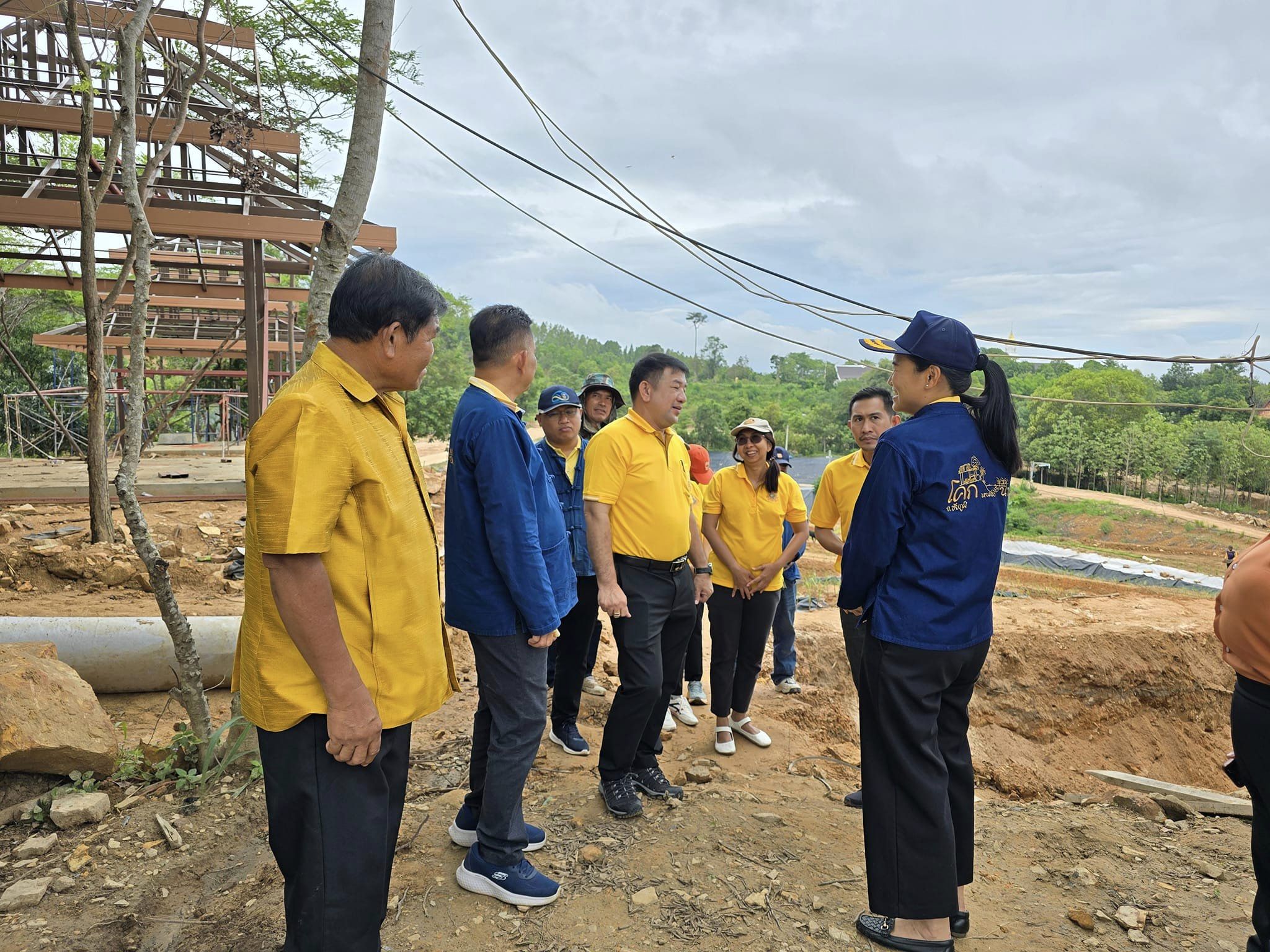 พช.ชัยภูมิ : ร่วม “สืบสาน รักษา และต่อยอด” พัฒนาพื้นที่แปลงโคก หนอง นา อารยเกษตร ณ วัดพระธาตุชัยภูมิ