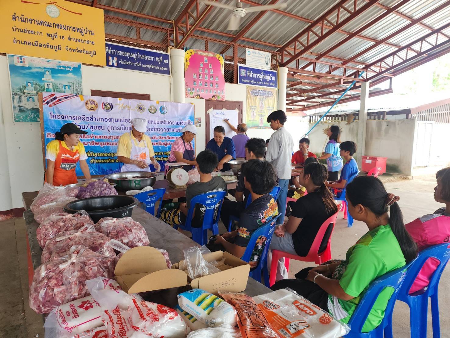 พช.ชัยภูมิ ดำเนินกิจกรรมเครือข่ายกองทุนแม่ของแผ่นดินระดับจังหวัดหนุนเสริมสัมมาชีพชุมชนแก่กลุ่มเสี่ยงหรือผู้ผ่านการบำบัด (สาธิตการประกอบอาชีพ)