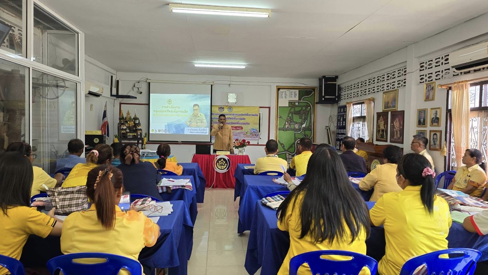 พช.ชัยภูมิ ดำเนินโครงการประชุมเชิงปฏิบัติการคณะกรรมการกลุ่มออมทรัพย์เพื่อการผลิต หลักสูตรการบัญชีกลุ่มออมทรัพย์เพื่อการผลิต